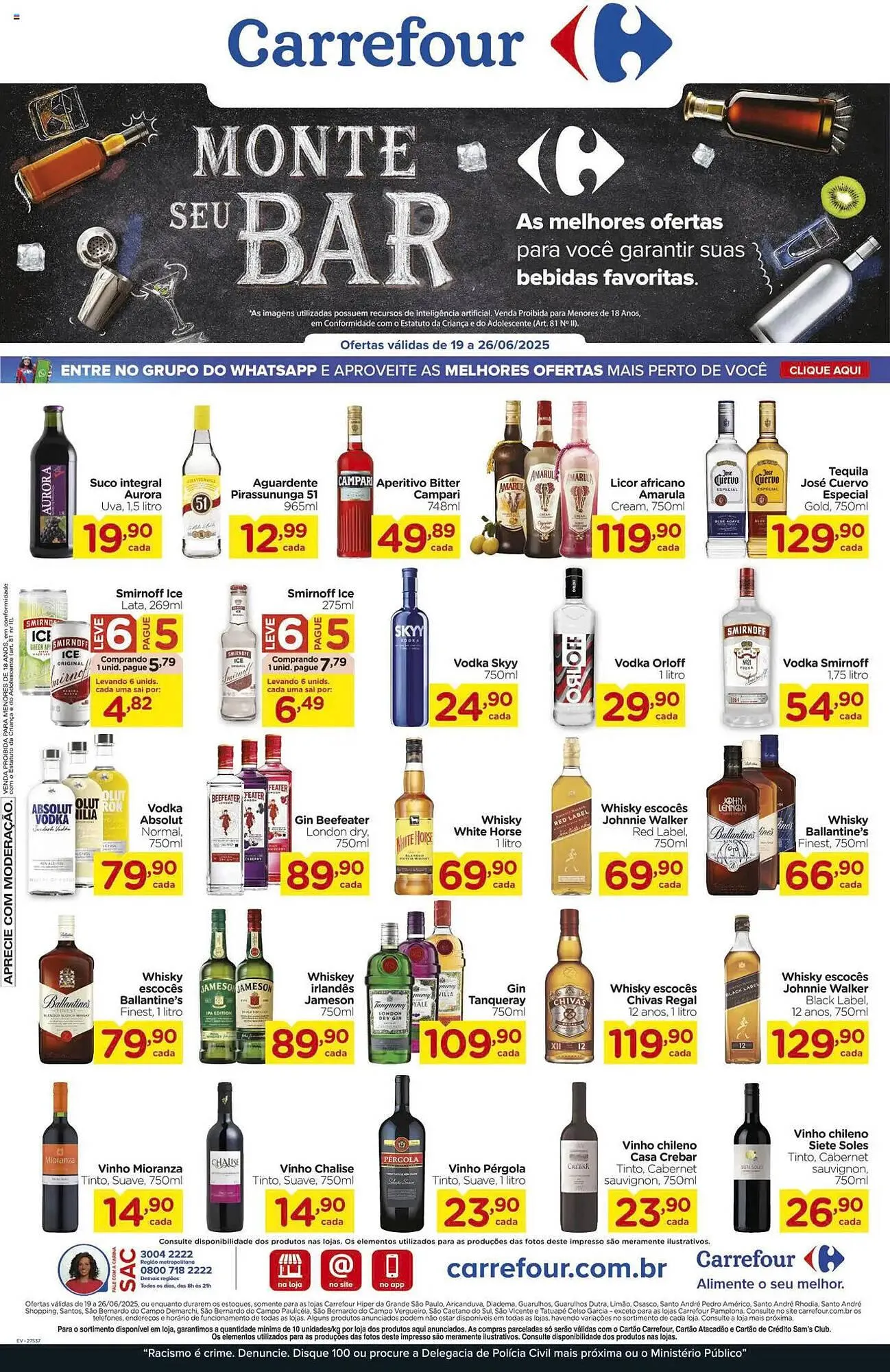 Encarte de Catálogo Carrefour 19 de junho até 26 de junho 2025 - Pagina 1