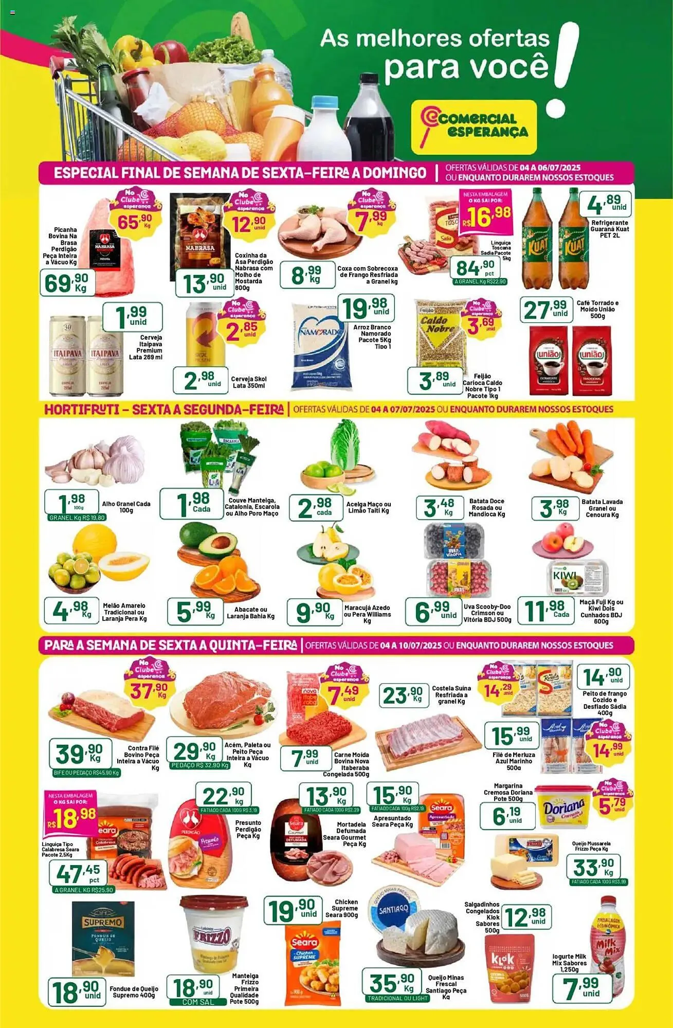 Encarte de Catálogo Comercial Esperança 4 de julho até 10 de julho 2025 - Pagina 1