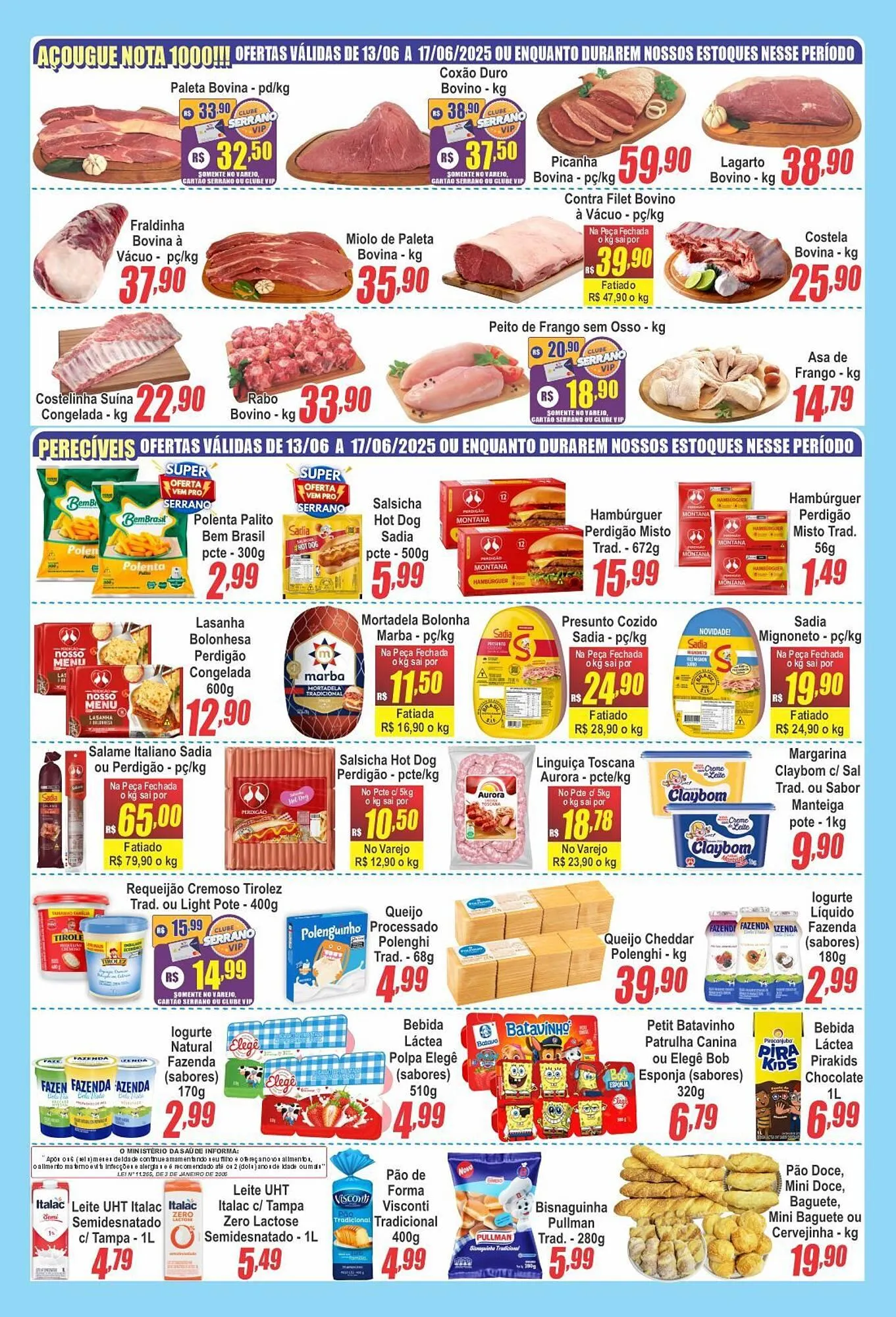Encarte de Catálogo Serrano Supermercado 10 de junho até 12 de junho 2025 - Pagina 3