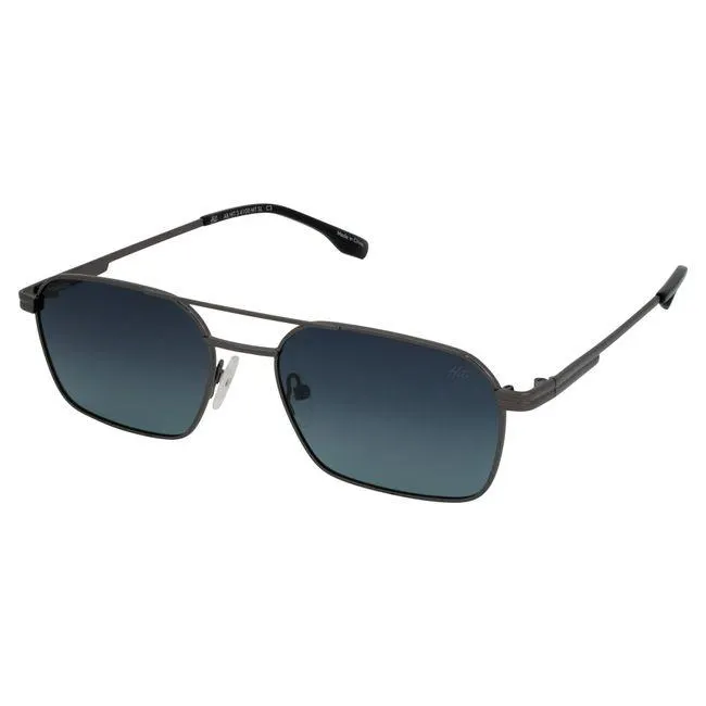 Óculos de sol Hit, modelo 3 4100, cor Azul Marinho com Chumbo, tamanho 55