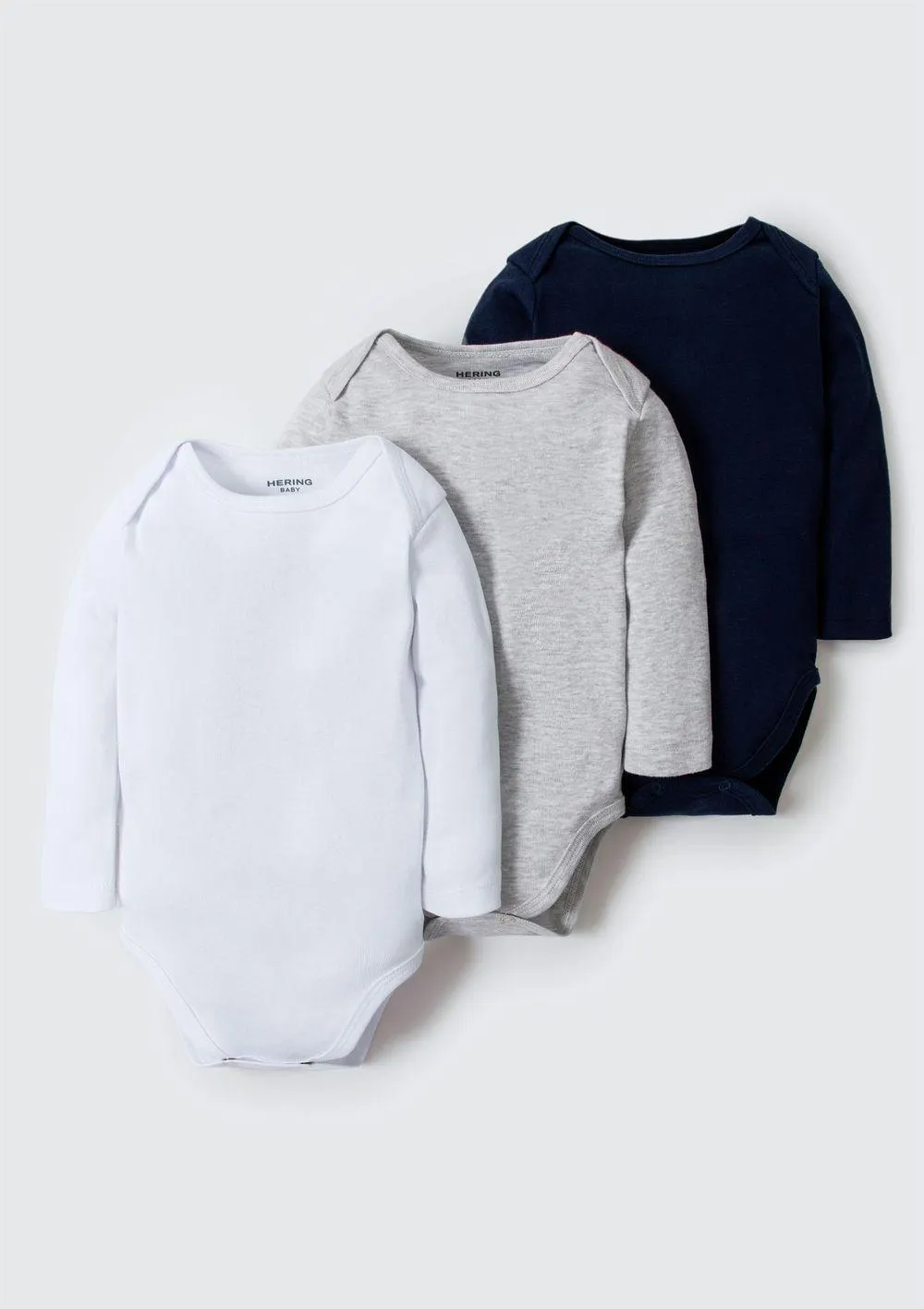 Kit Com 3 Bodies Bebê Unissex Em Ribana - Multicolorido