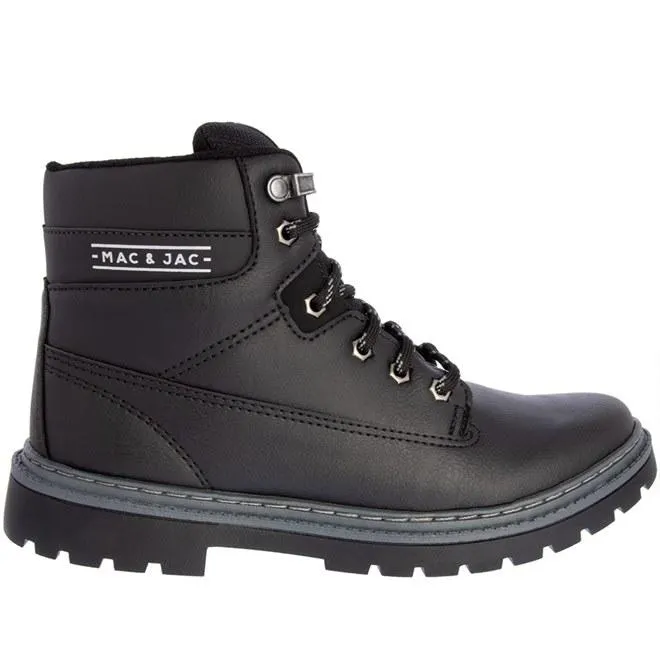 Bota Coturno Mac & Jac Tratorada Pespontos Preto