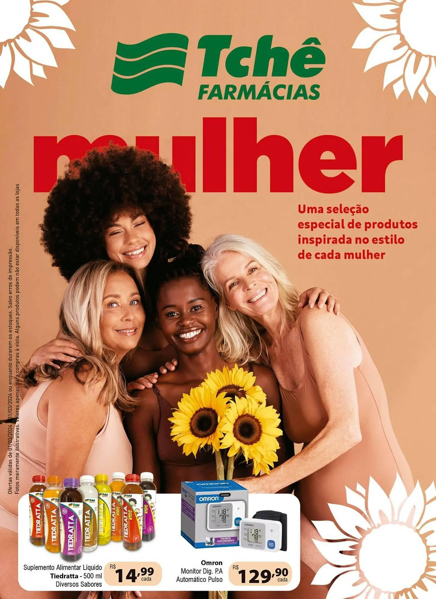 Encarte de Catálogo Tchê Farmácias 1 de março até 31 de março 2024 - Pagina 