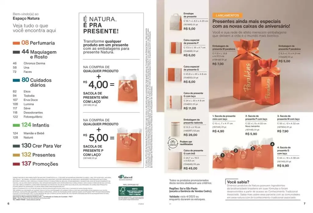 Encarte de Revista Natura Ciclo 4 11 de março até 31 de março 2025 - Pagina 4
