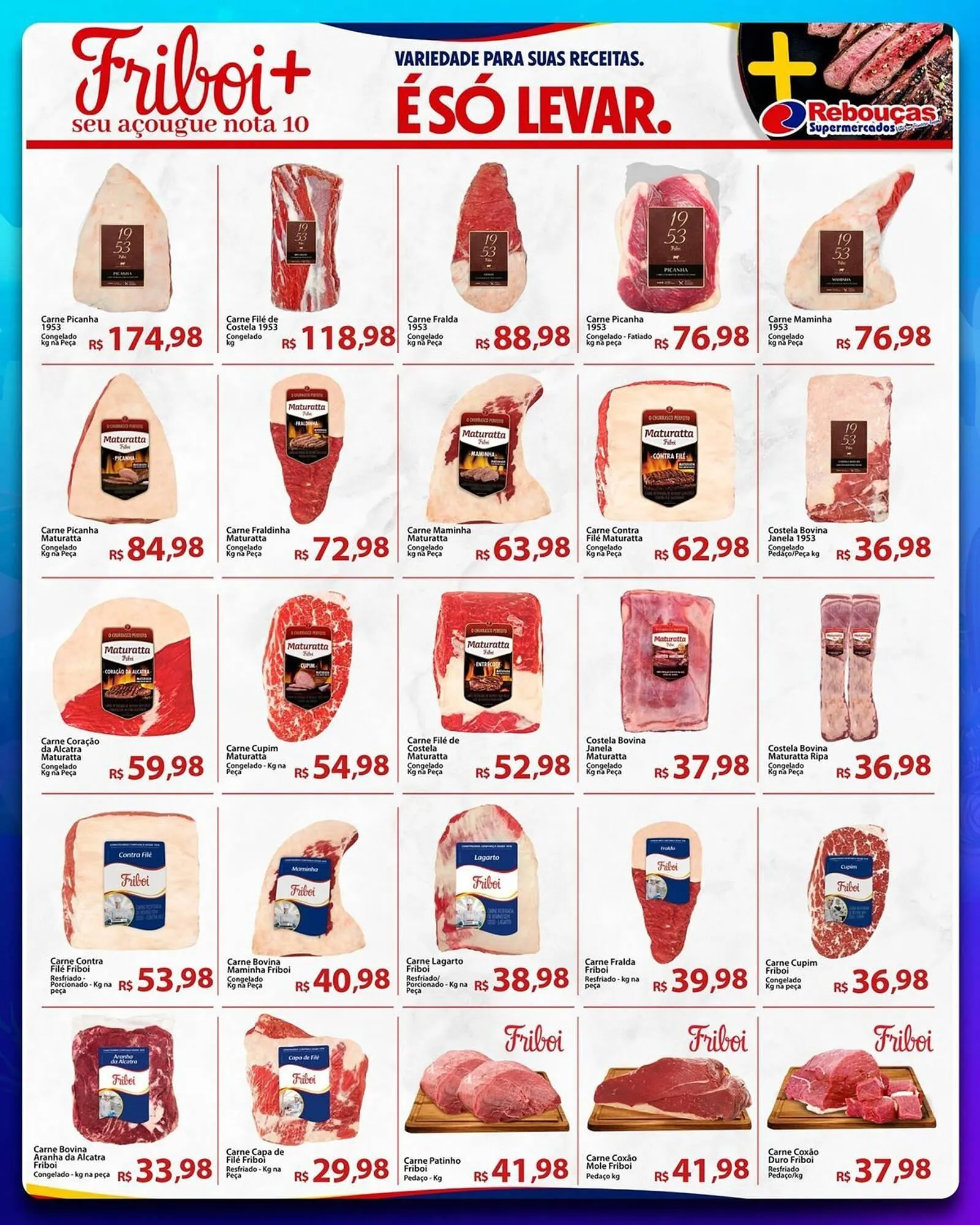 Encarte de Catálogo Rebouças Supermercados 17 de junho até 22 de junho 2025 - Pagina 8