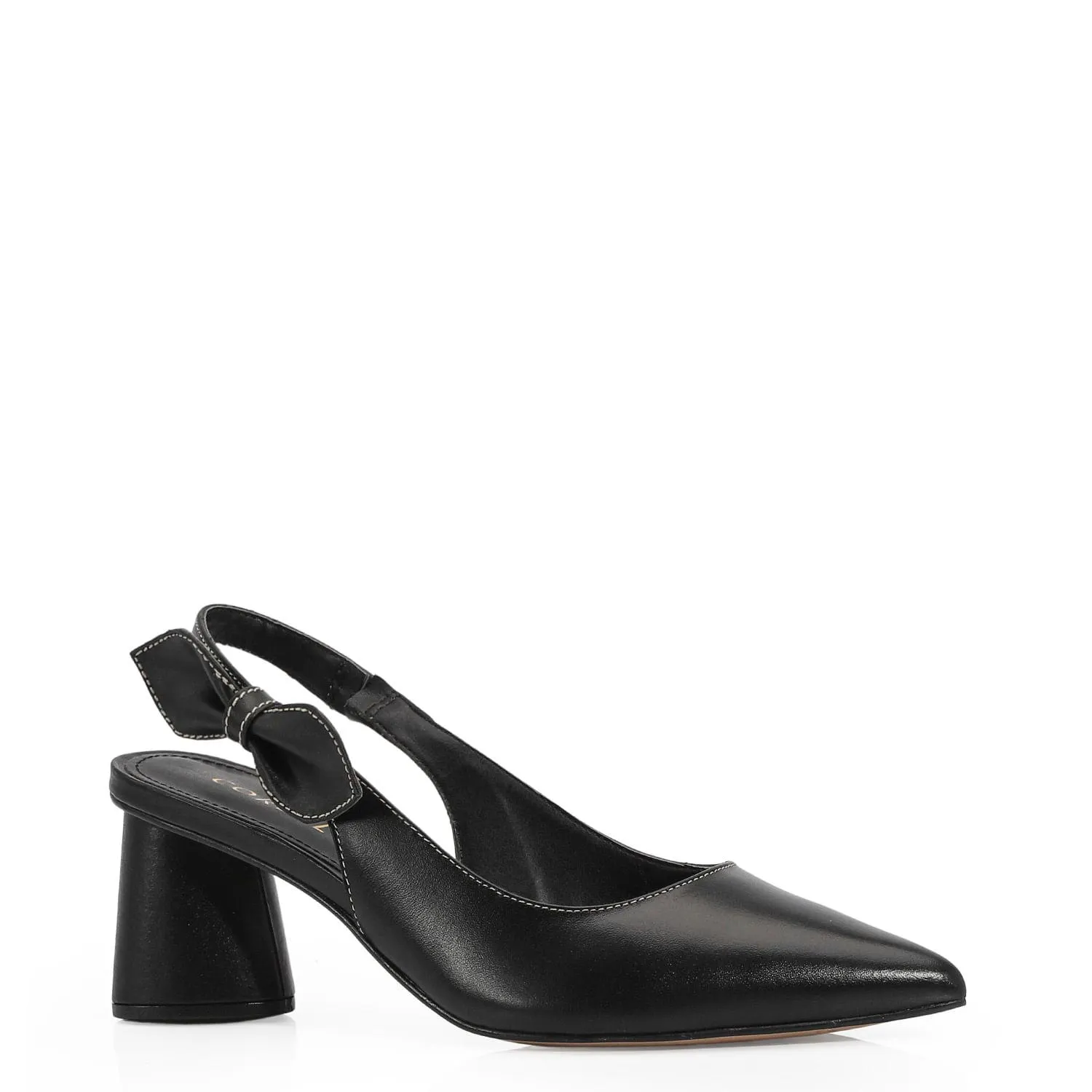 Scarpin Couro Preto