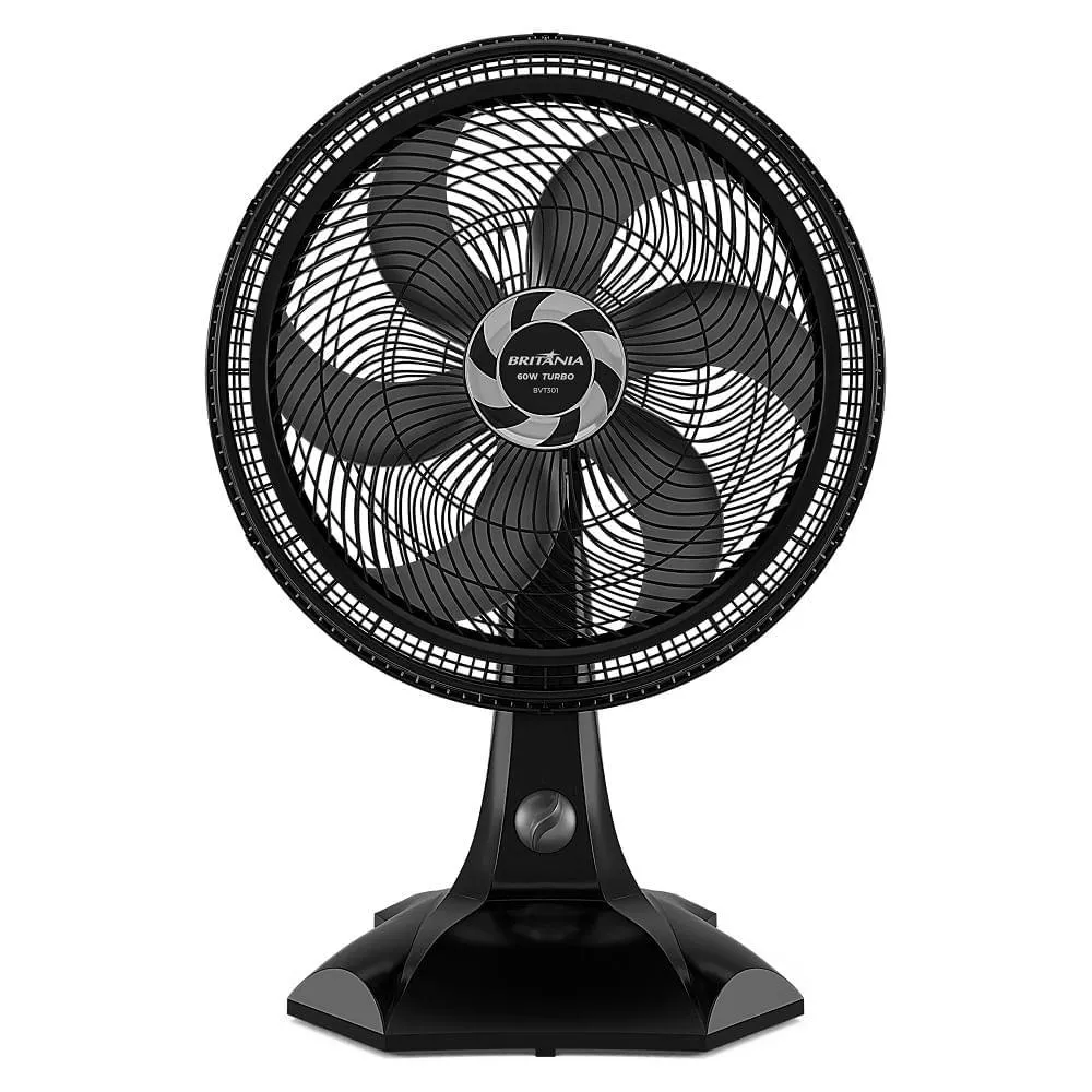 Ventilador De Mesa Preto 60W Bvt301 220V Britânia