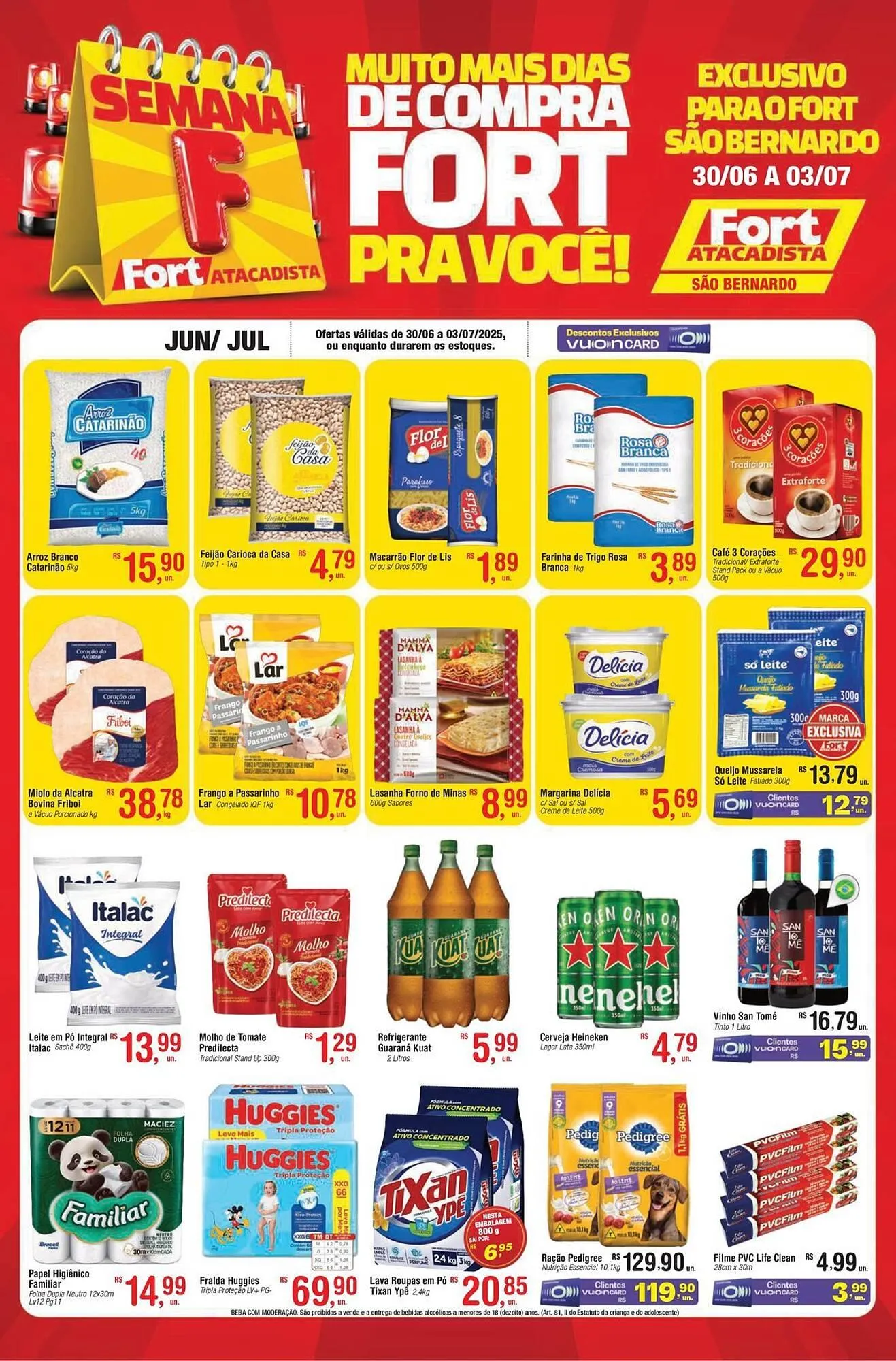 Encarte de Catálogo Fort Atacadista 30 de junho até 3 de julho 2025 - Pagina 1