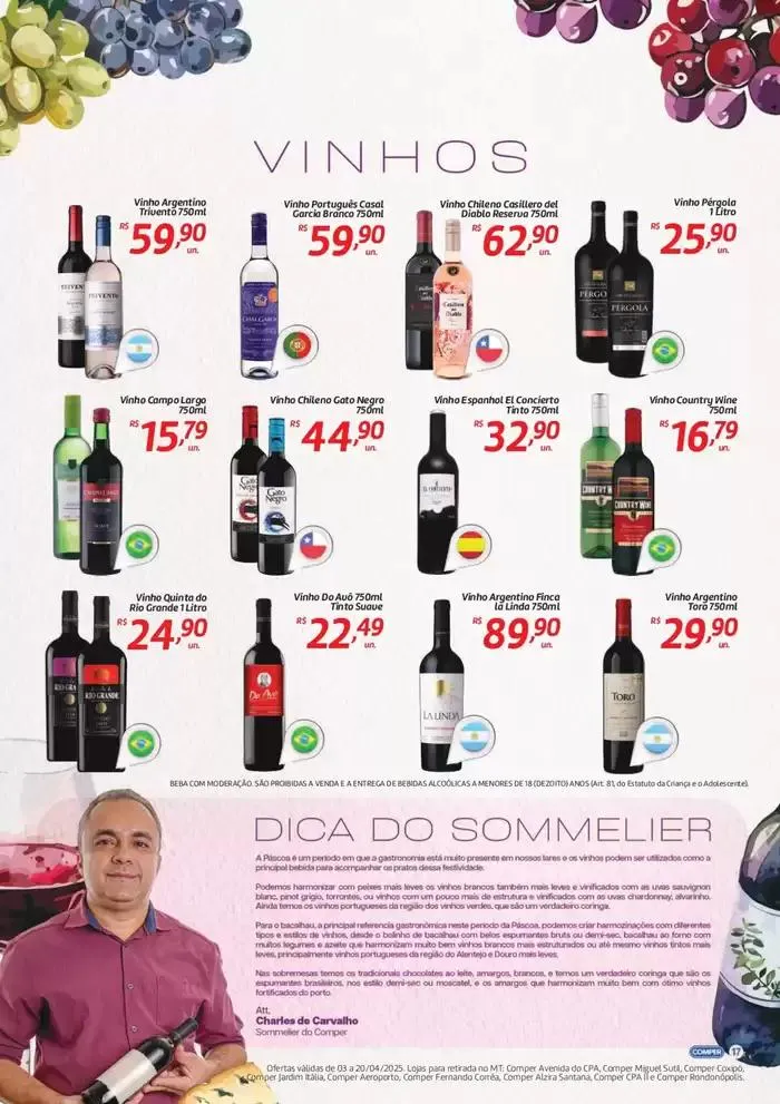 Encarte de Ofertas e promoções atuais 11 de abril até 20 de abril 2025 - Pagina 17