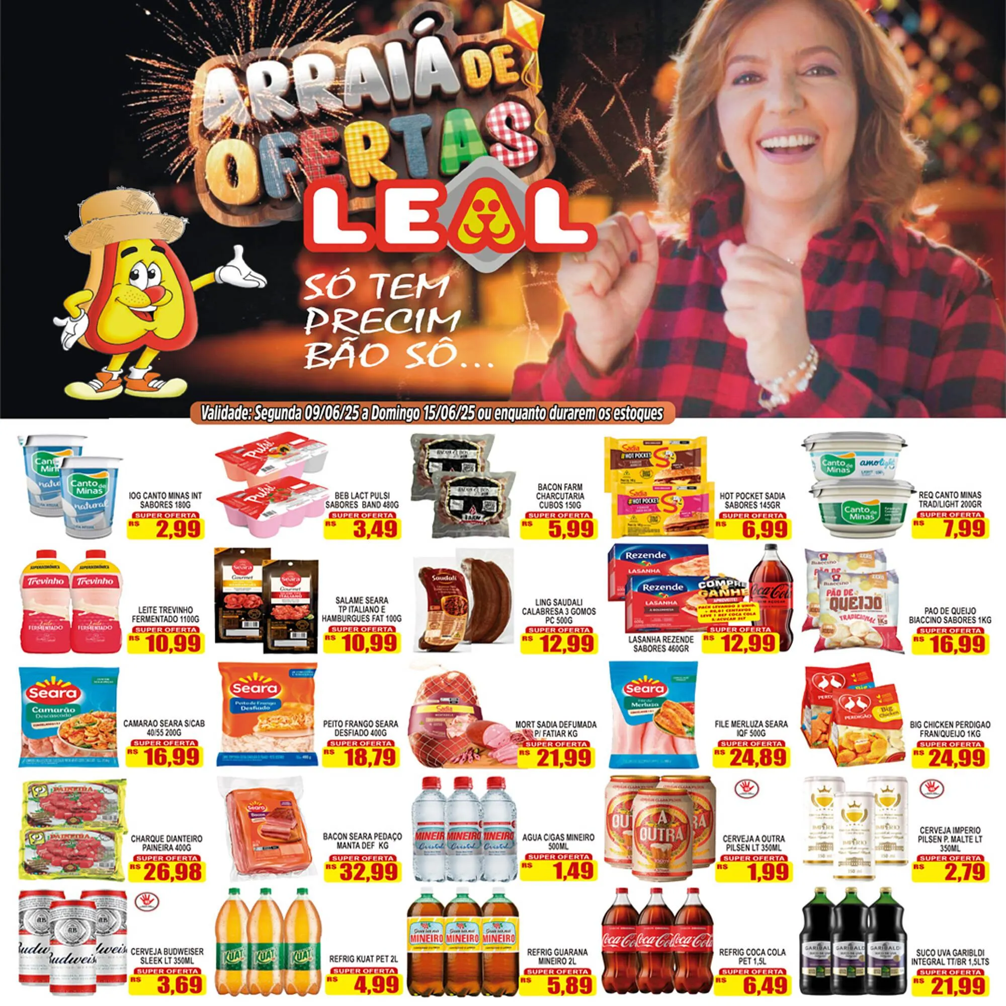 Encarte de Catálogo Supermercado leal 9 de junho até 15 de junho 2025 - Pagina 4