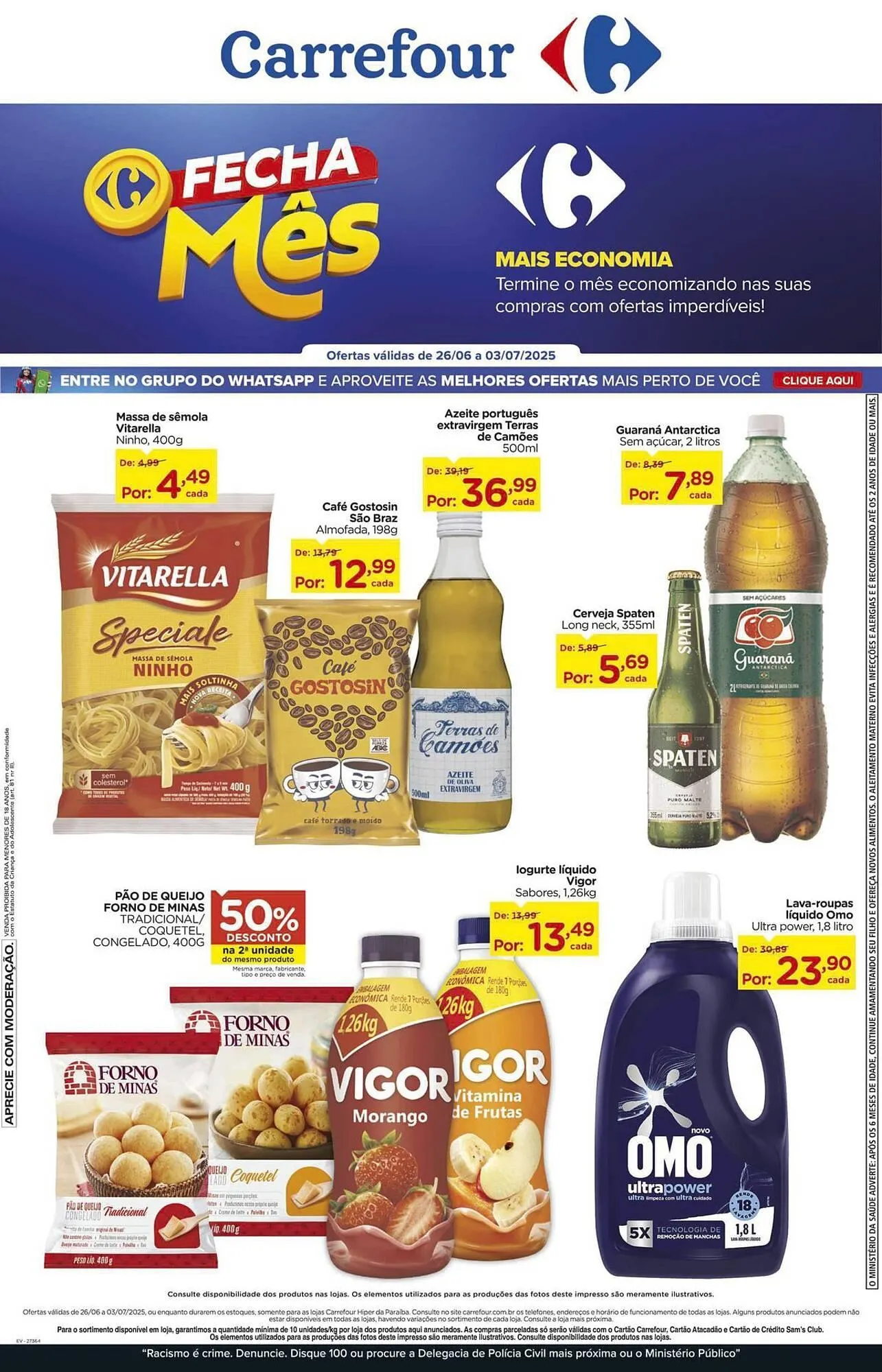 Encarte de Catálogo Carrefour 26 de junho até 3 de julho 2025 - Pagina 1