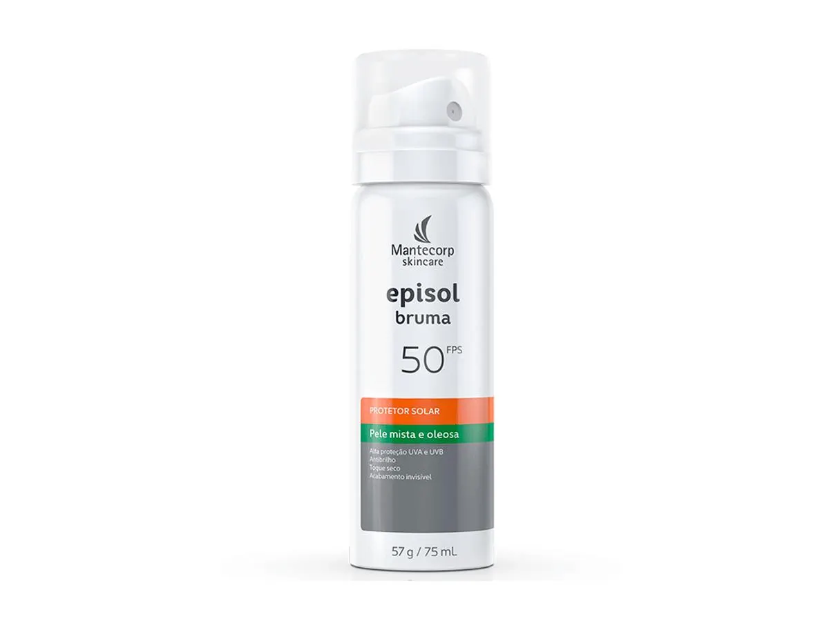 Protetor Solar Episol Bruma FPS50 Pele Mista e Oleosa 75ml
