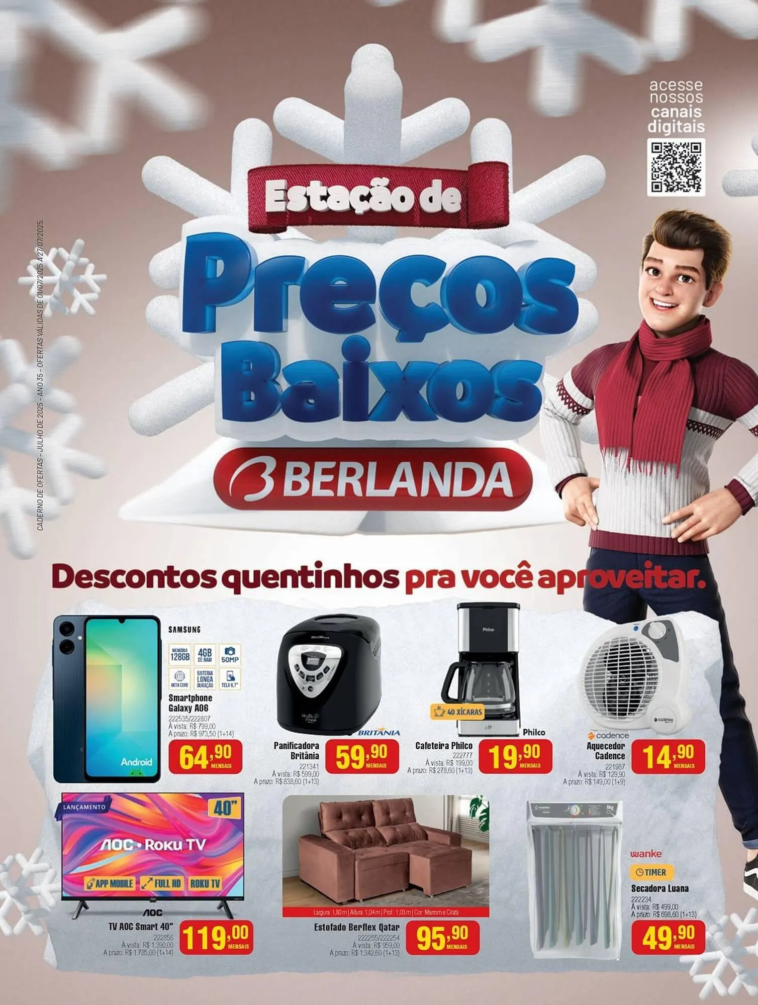 Encarte de Catálogo Berlanda 7 de julho até 28 de julho 2025 - Pagina 1
