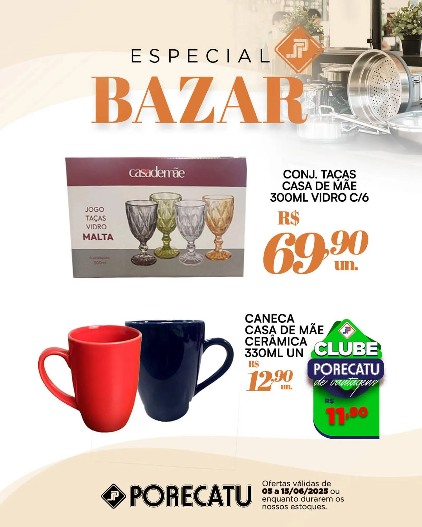 Encarte de Catálogo Supermercado Porecatu 6 de junho até 15 de junho 2025 - Pagina 3