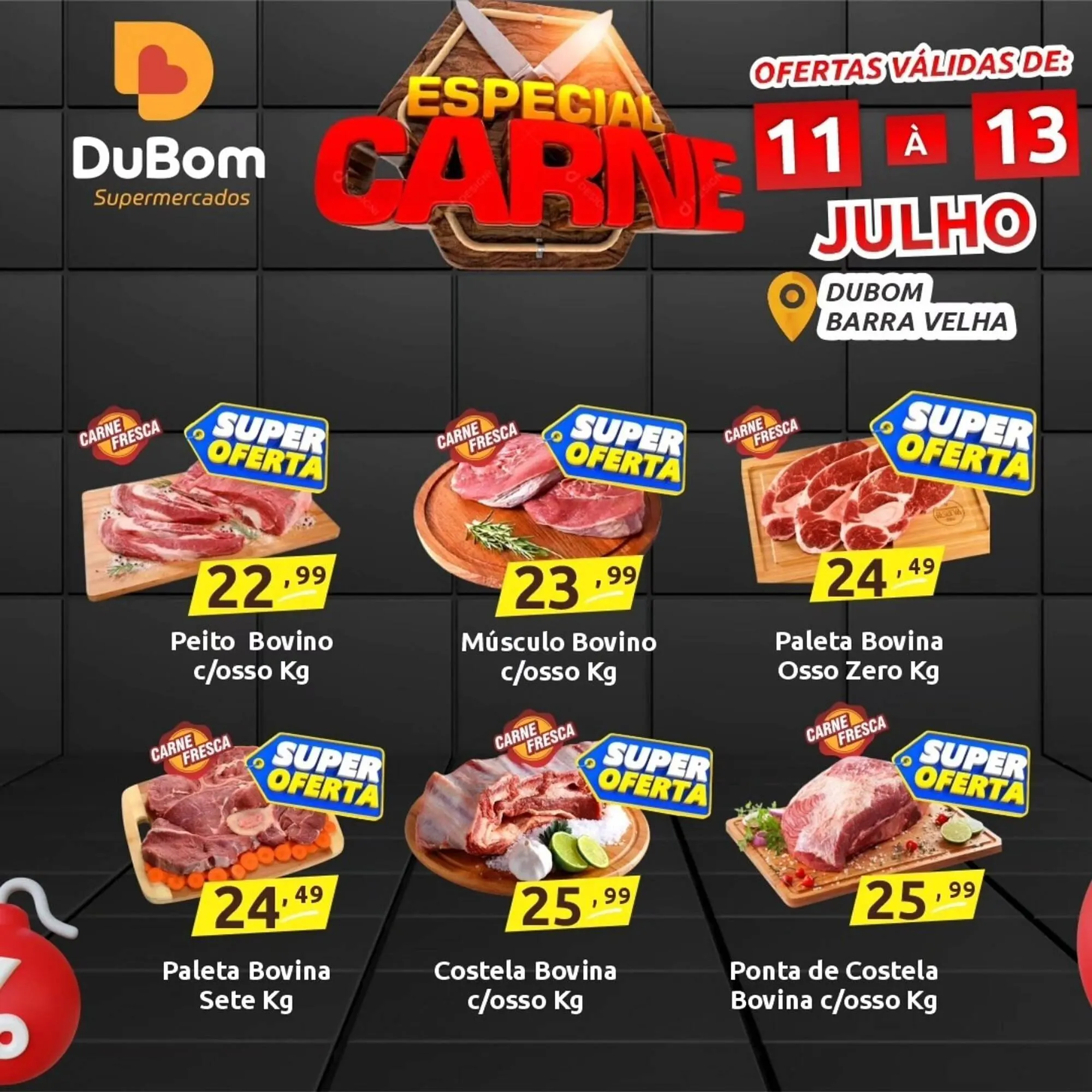 Encarte de Catálogo Dubom Supermercados 12 de julho até 13 de julho 2025 - Pagina 1