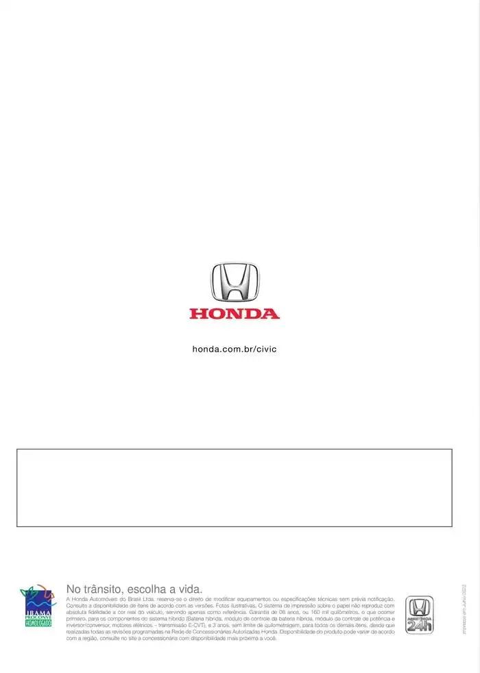 Encarte de Honda - Civic Hibrido 15 de outubro até 15 de outubro 2025 - Pagina 1