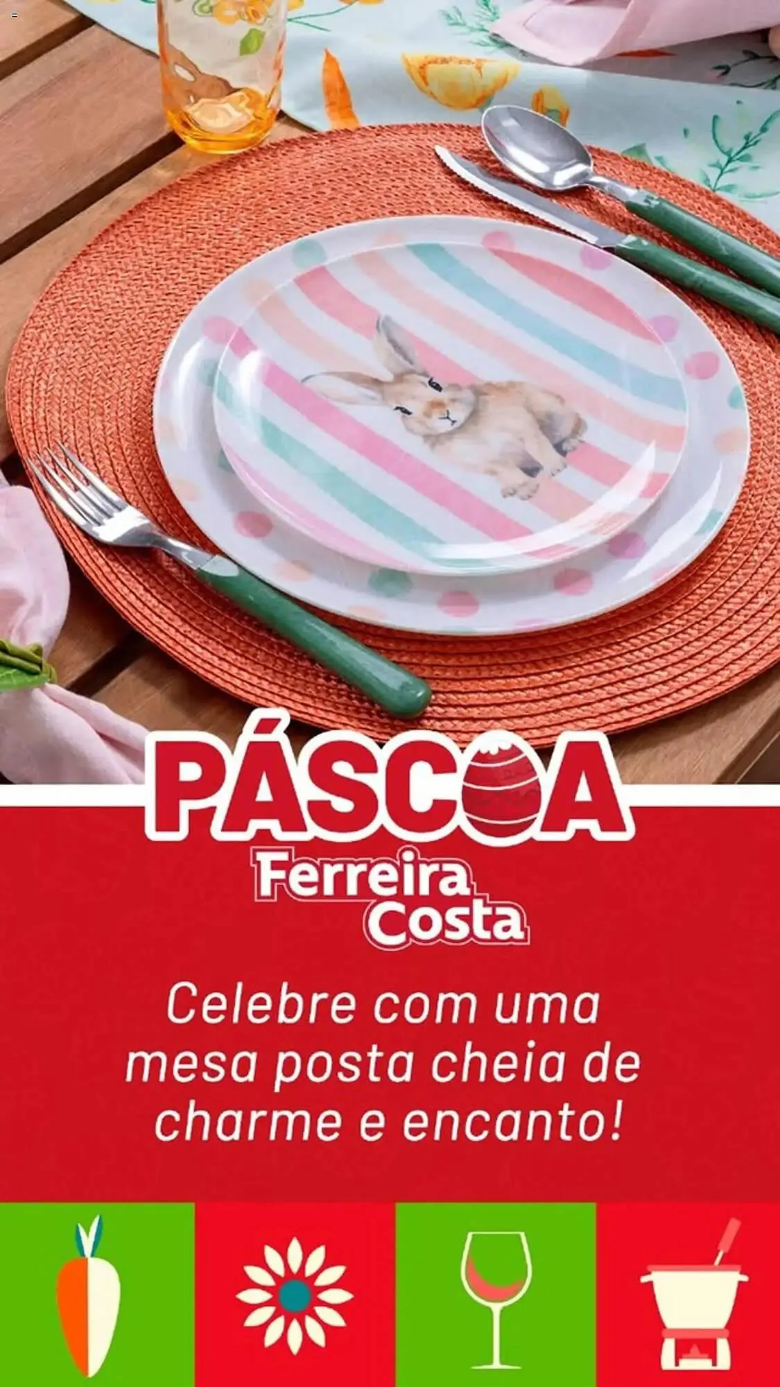 Encarte de Catálogo Ferreira Costa 8 de abril até 20 de abril 2025 - Pagina 1