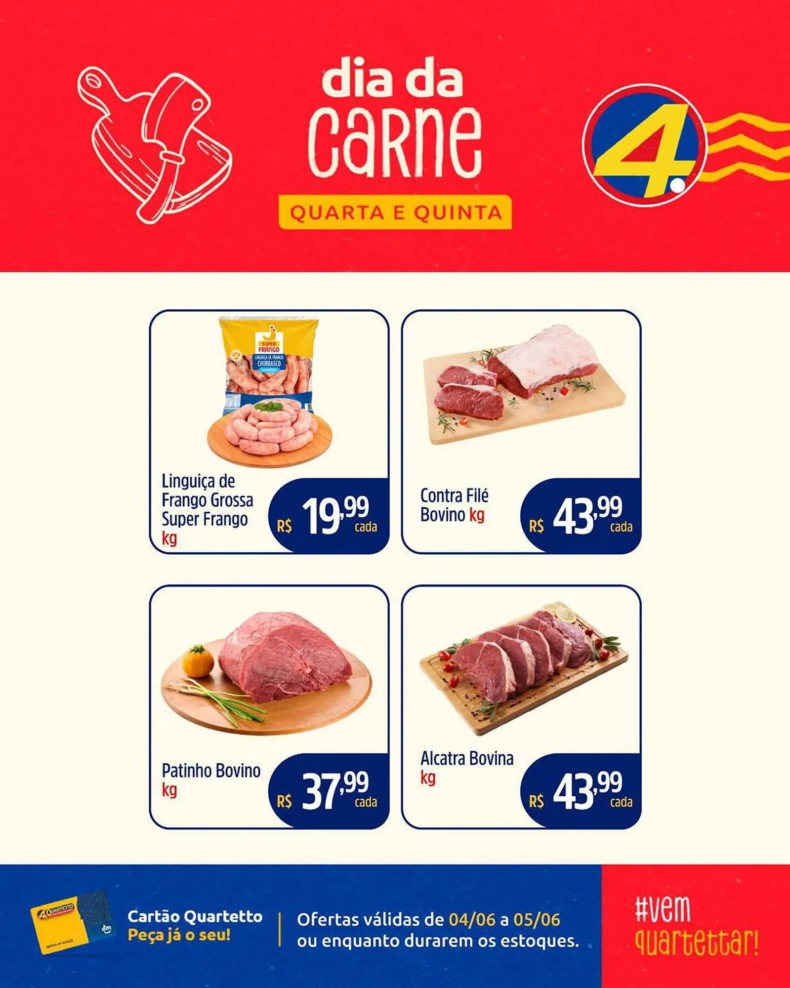 Encarte de Catálogo Quartetto Supermercados 4 de junho até 5 de junho 2025 - Pagina 2