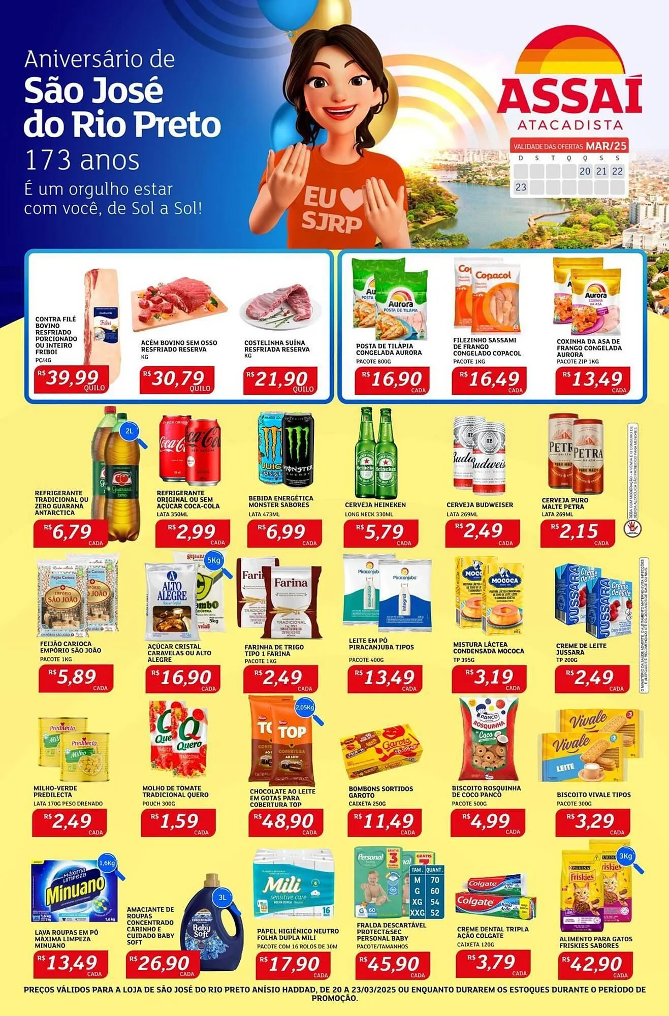 Encarte de Catálogo Assaí Atacadista 20 de março até 23 de março 2025 - Pagina 1