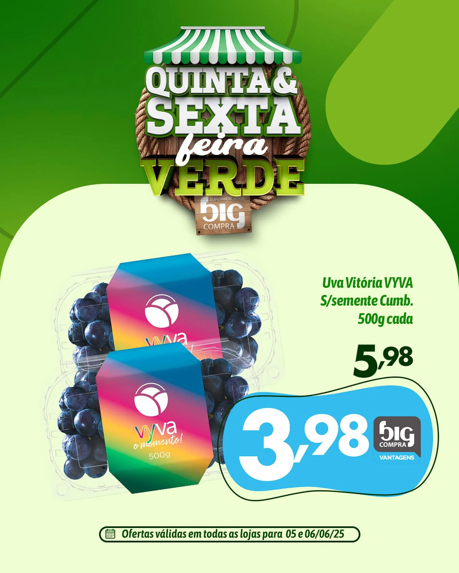 Encarte de Catálogo Supermercados Big Compra 5 de junho até 6 de junho 2025 - Pagina 2