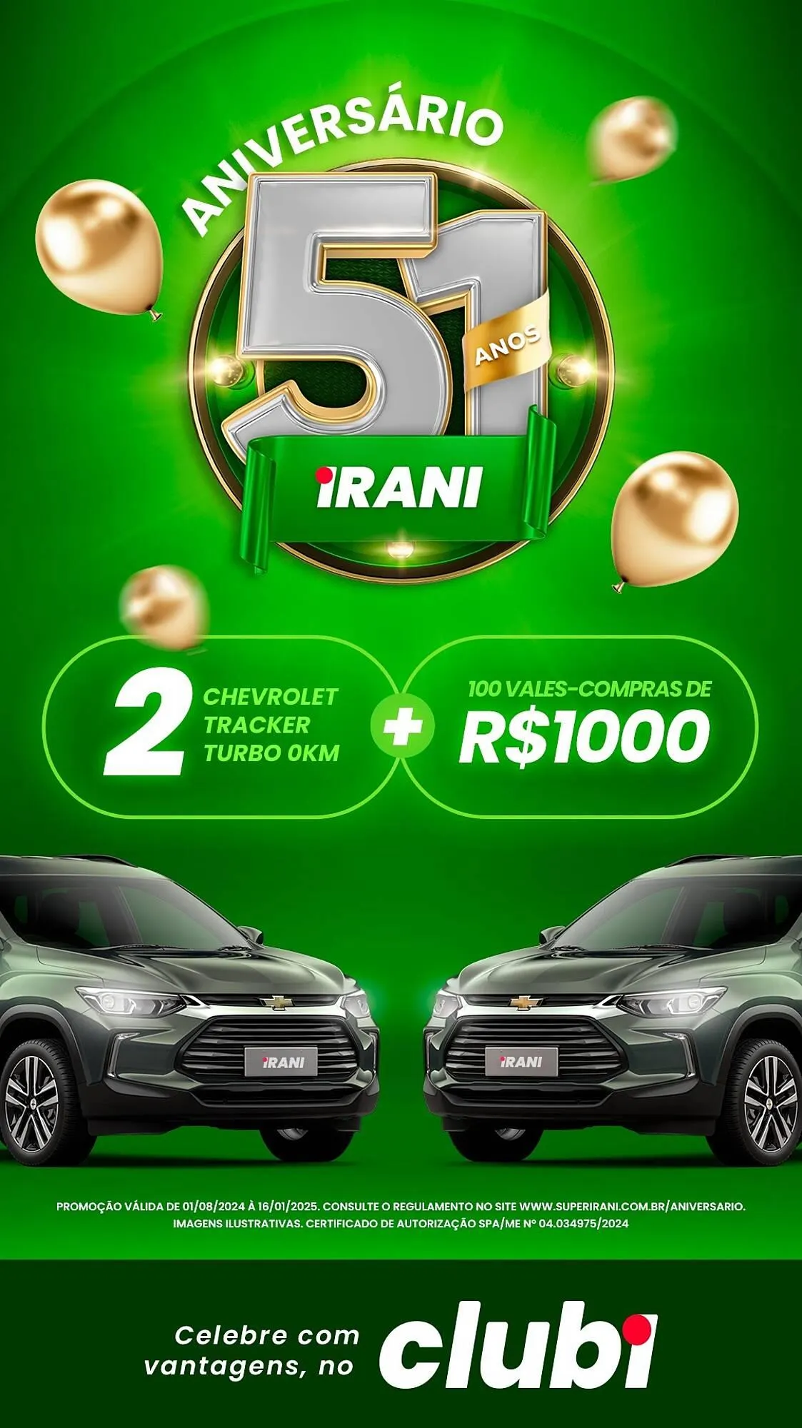 Encarte de Catálogo Irani Supermercados 8 de janeiro até 16 de janeiro 2025 - Pagina 1