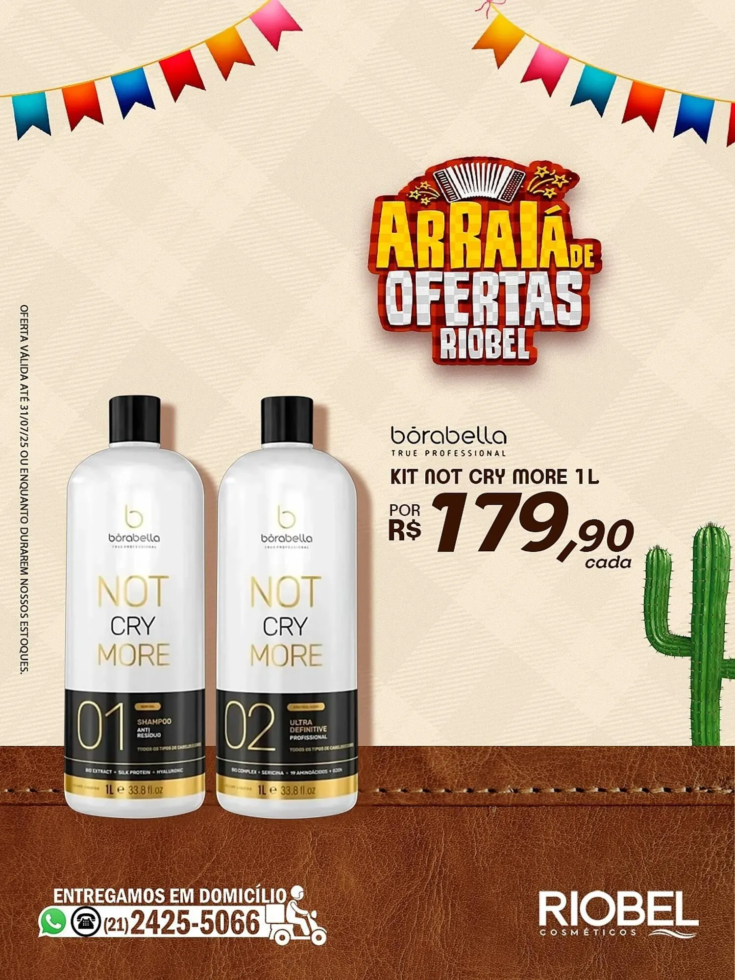 Encarte de Catálogo Rio Bel 7 de julho até 31 de julho 2025 - Pagina 1