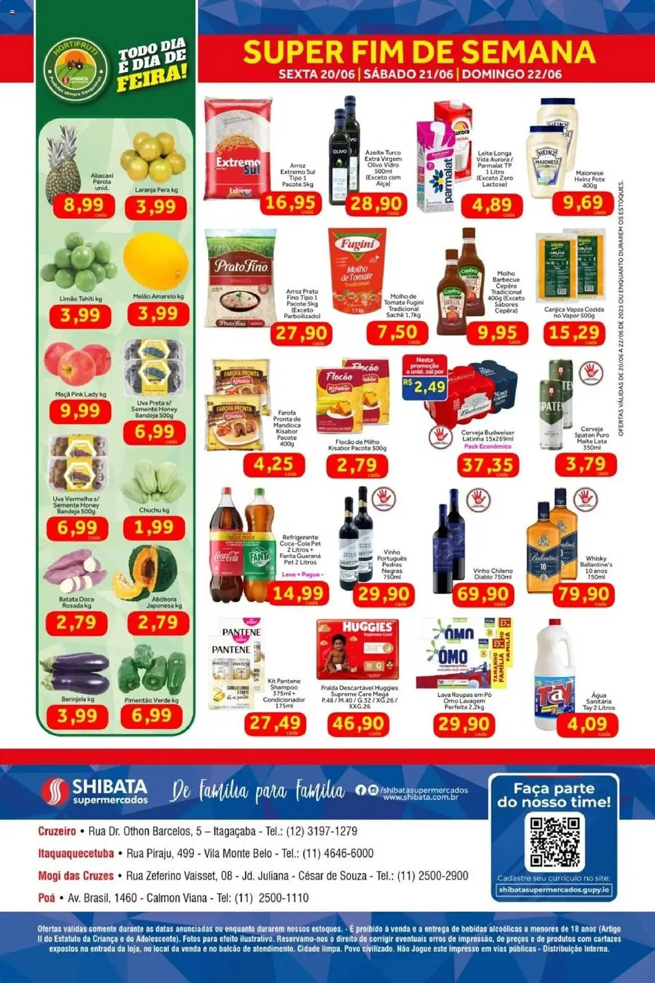 Encarte de Catálogo Shibata Supermercados 20 de junho até 22 de junho 2025 - Pagina 2