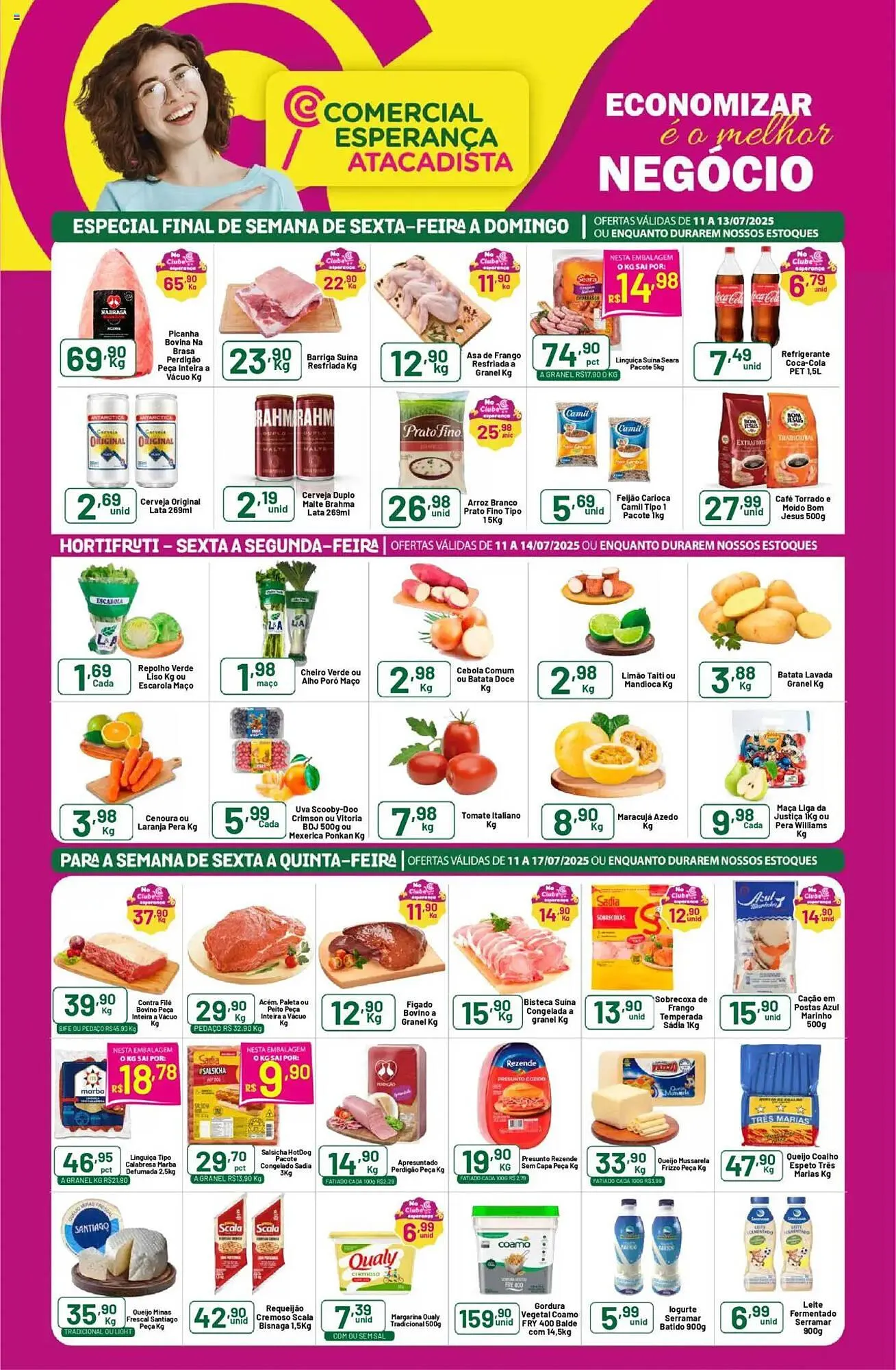 Encarte de Catálogo Comercial Esperança 11 de julho até 18 de julho 2025 - Pagina 1