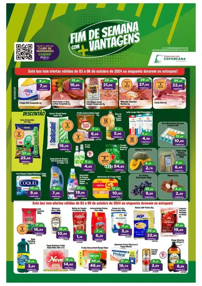 Encarte de Fim De Semana  3 de outubro até 9 de outubro 2024 - Pagina 1