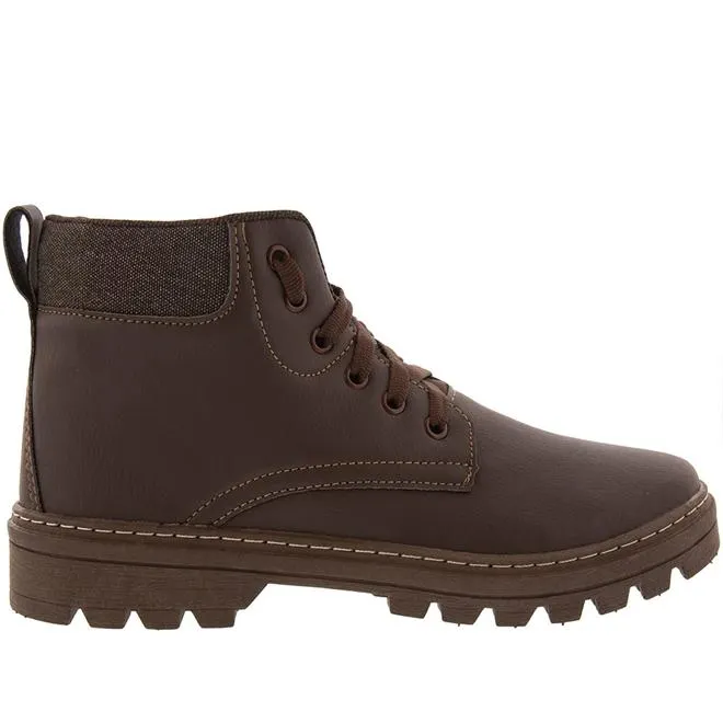 Bota Coturno Mac & Jac Recortes Marrom