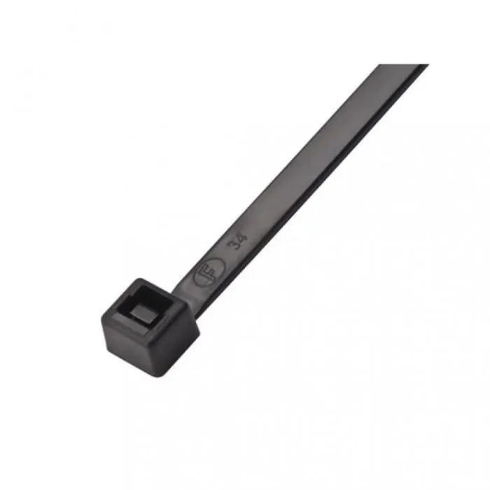 Abraçadeira Nylon Frontec 300 X 3,7mm com 100 Peças Preta