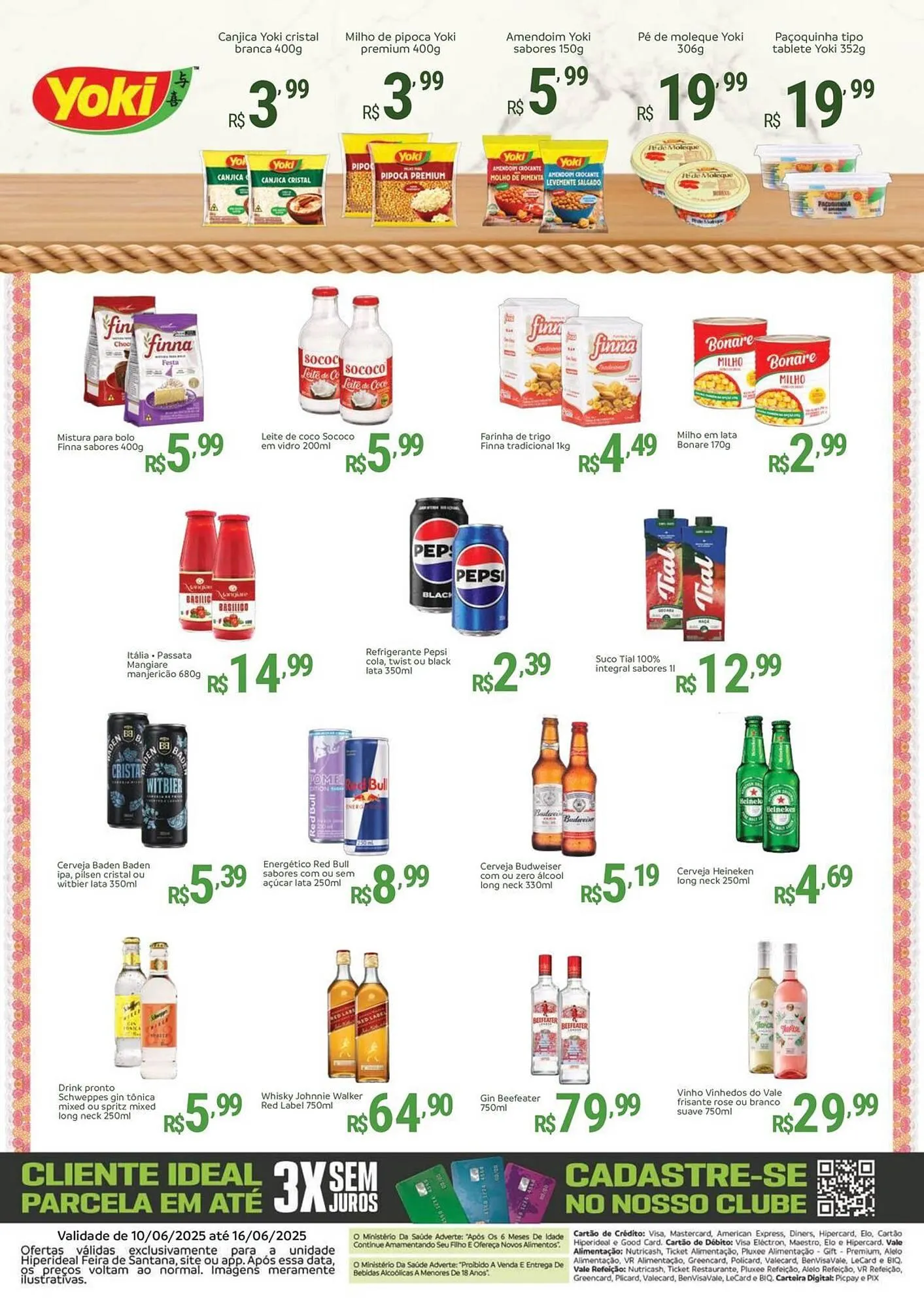 Encarte de Catálogo Hiperideal Supermercados 10 de junho até 16 de junho 2025 - Pagina 3