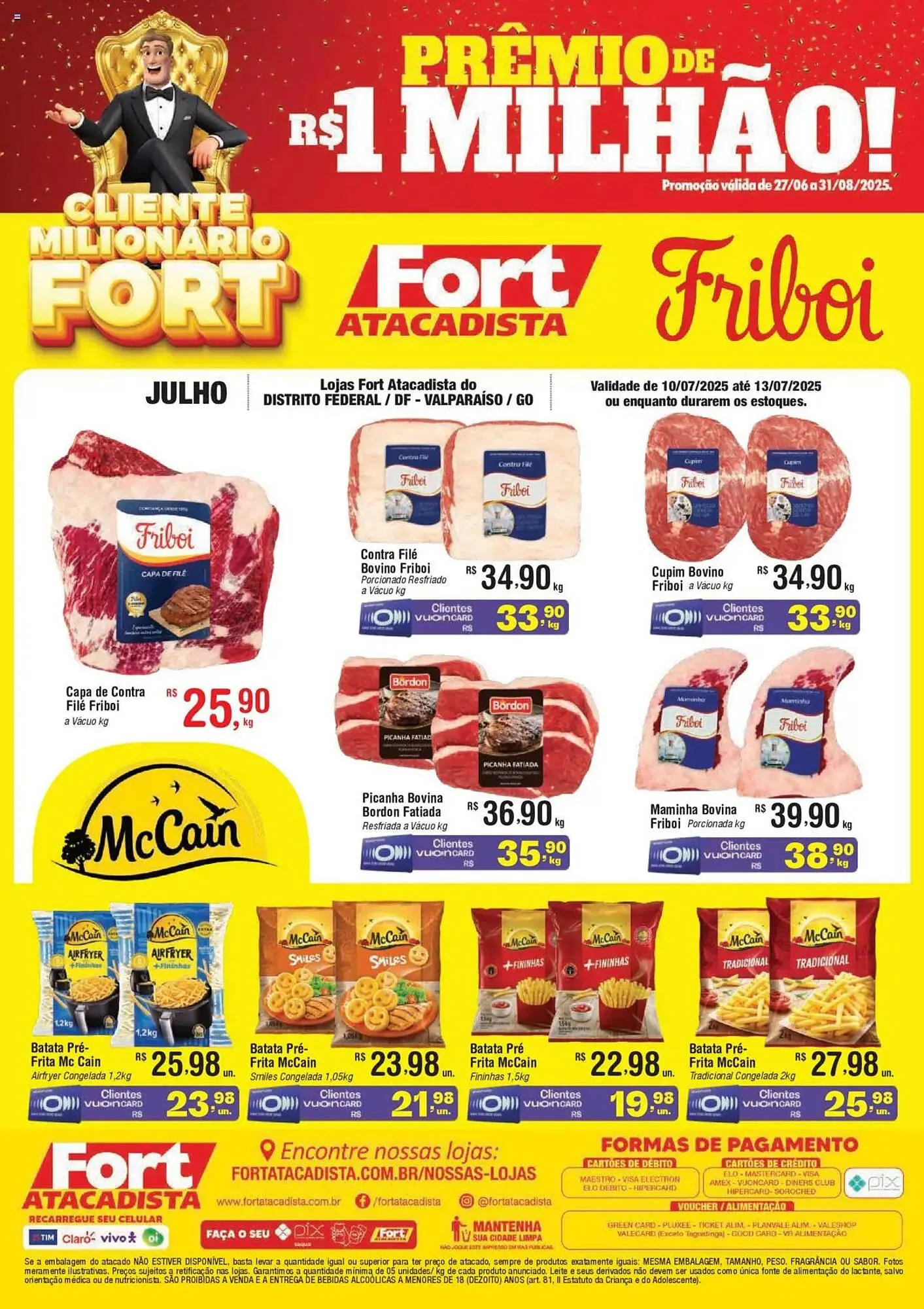 Encarte de Catálogo Fort Atacadista 10 de julho até 13 de julho 2025 - Pagina 1