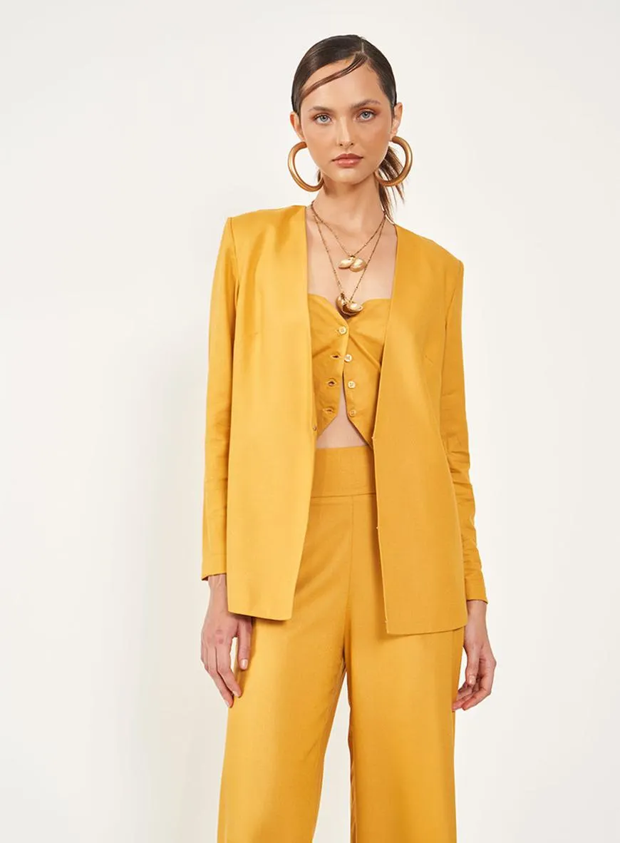 Blazer Alfaiataria Reto