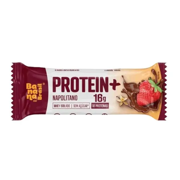 Barra de Proteína Banana Brasil Napolitano 50g