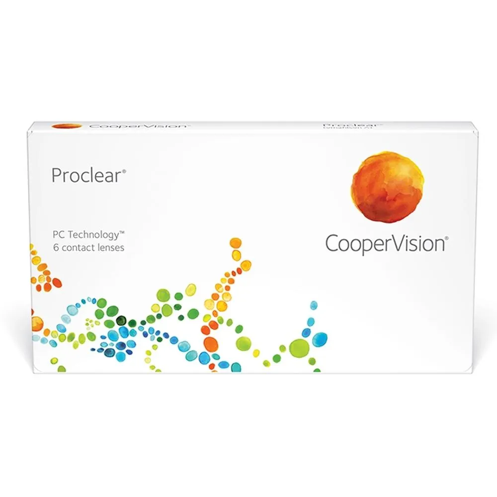 Lentes de contato Proclear XR Graus Altos cx com 6 lentes (3 pares) do mesmo grau.