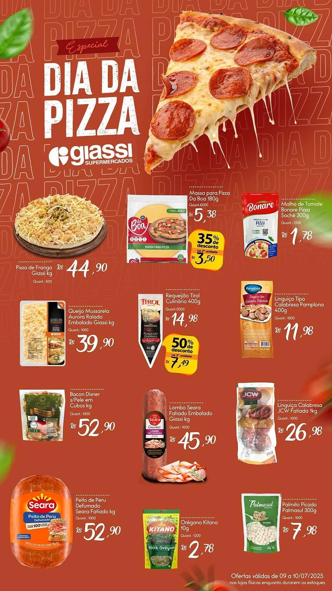 Encarte de Catálogo Giassi Supermercados 9 de julho até 10 de julho 2025 - Pagina 1