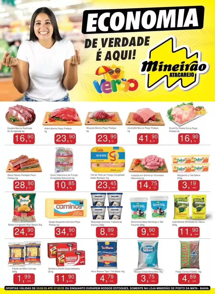 Encarte de Descontos e promoções 3 de fevereiro até 7 de fevereiro 2025 - Pagina 1