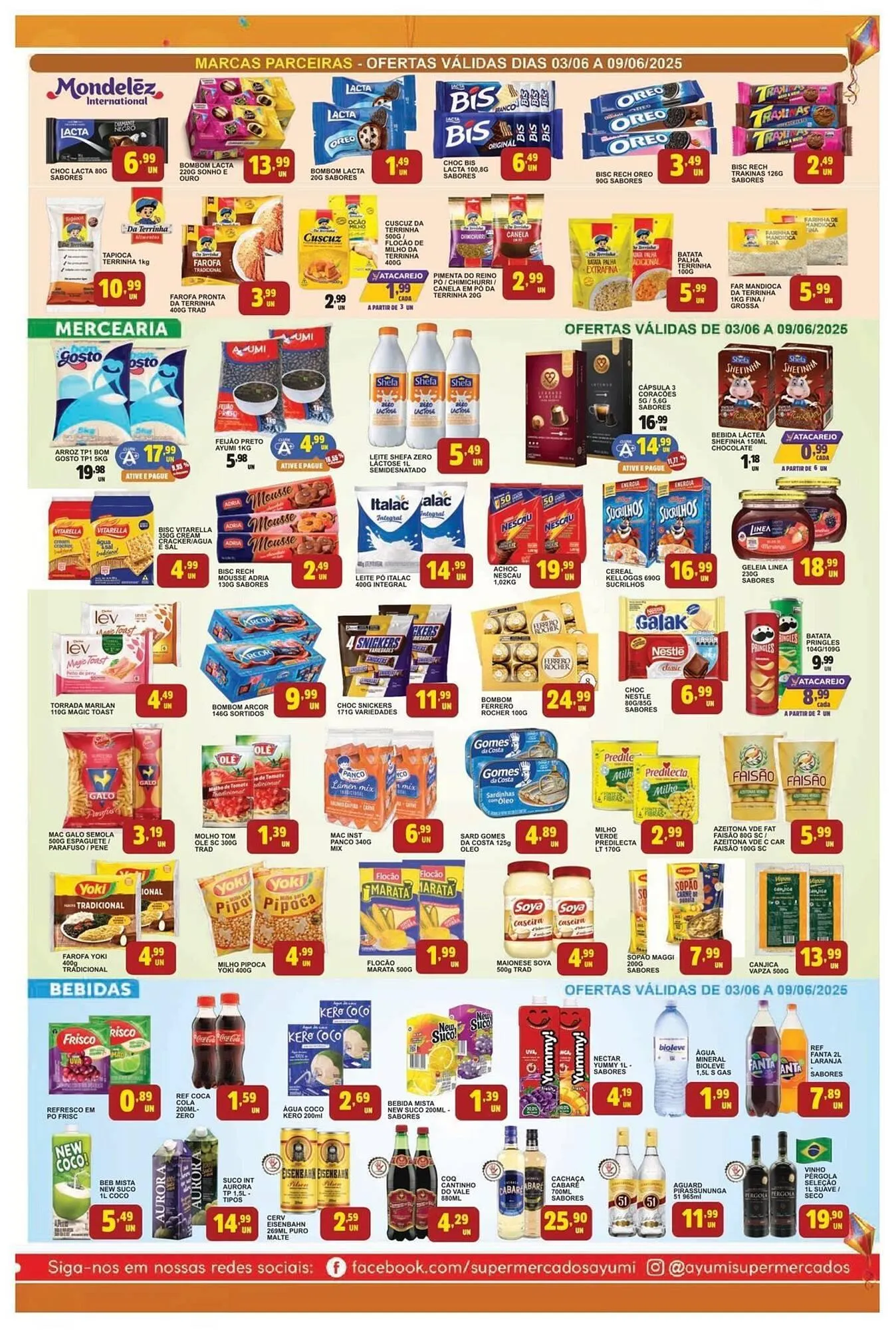 Encarte de Catálogo Ayumi Supermercados 5 de junho até 8 de junho 2025 - Pagina 3