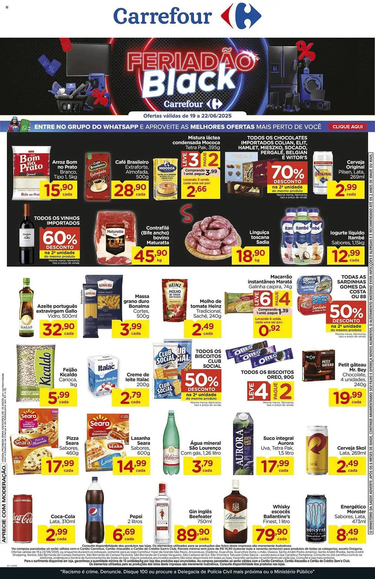 Encarte de Catálogo Carrefour 19 de junho até 24 de junho 2025 - Pagina 1