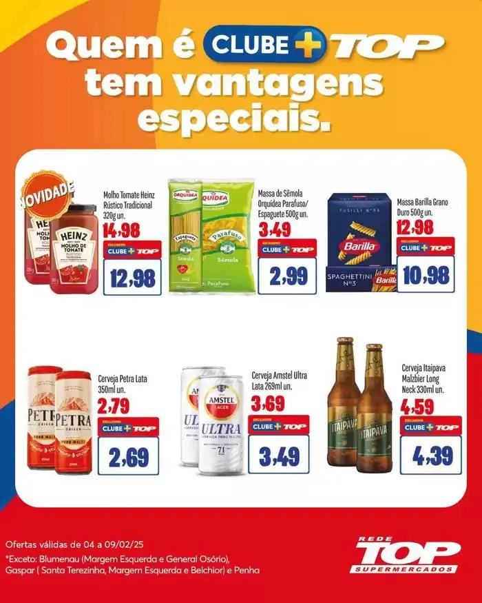 Encarte de Encarte Rede Top 4 de fevereiro até 9 de fevereiro 2025 - Pagina 1