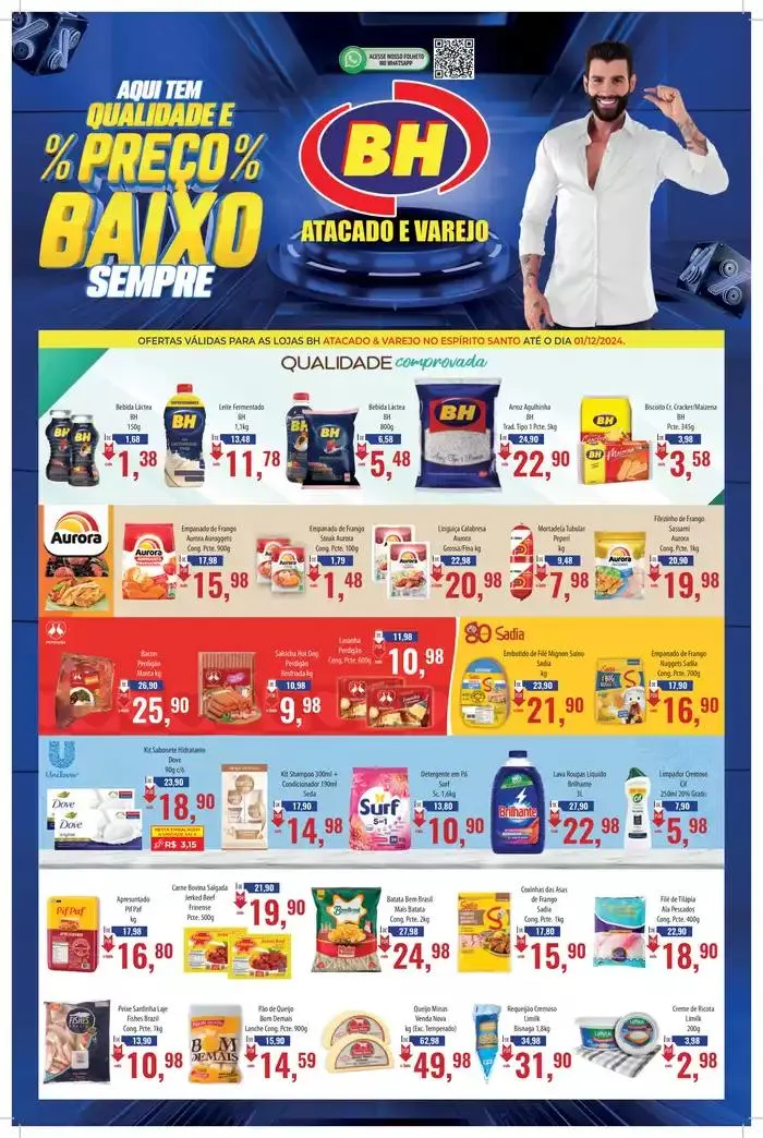Encarte de Aqui Tem Qualidade e Preço Baixo 18 de novembro até 1 de dezembro 2024 - Pagina 1