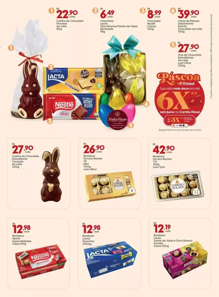 Encarte de PÁSCOA RISSUL 20 de março até 29 de março 2025 - Pagina 3