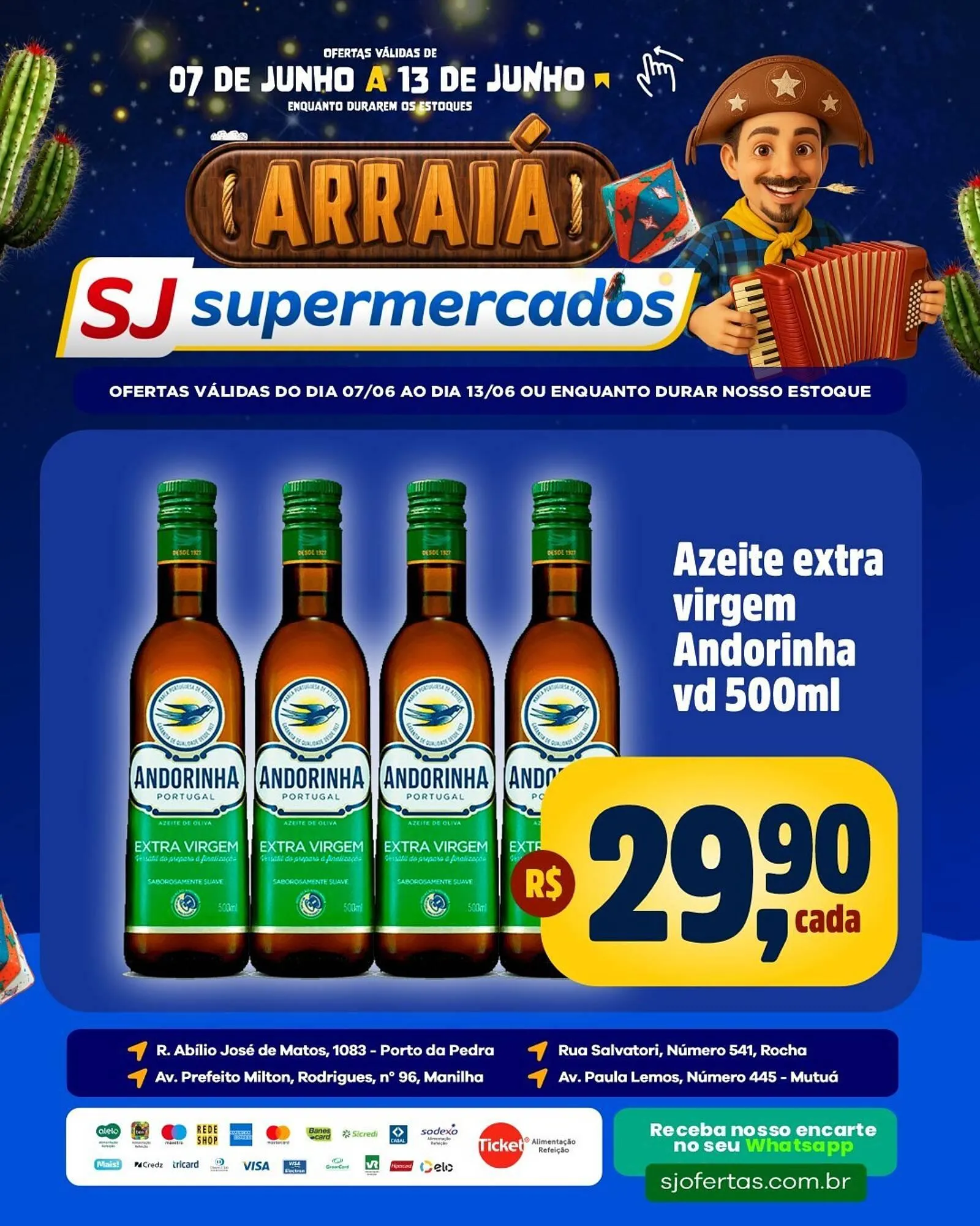 Encarte de Catálogo Sj Supermercados 7 de junho até 13 de junho 2025 - Pagina 3