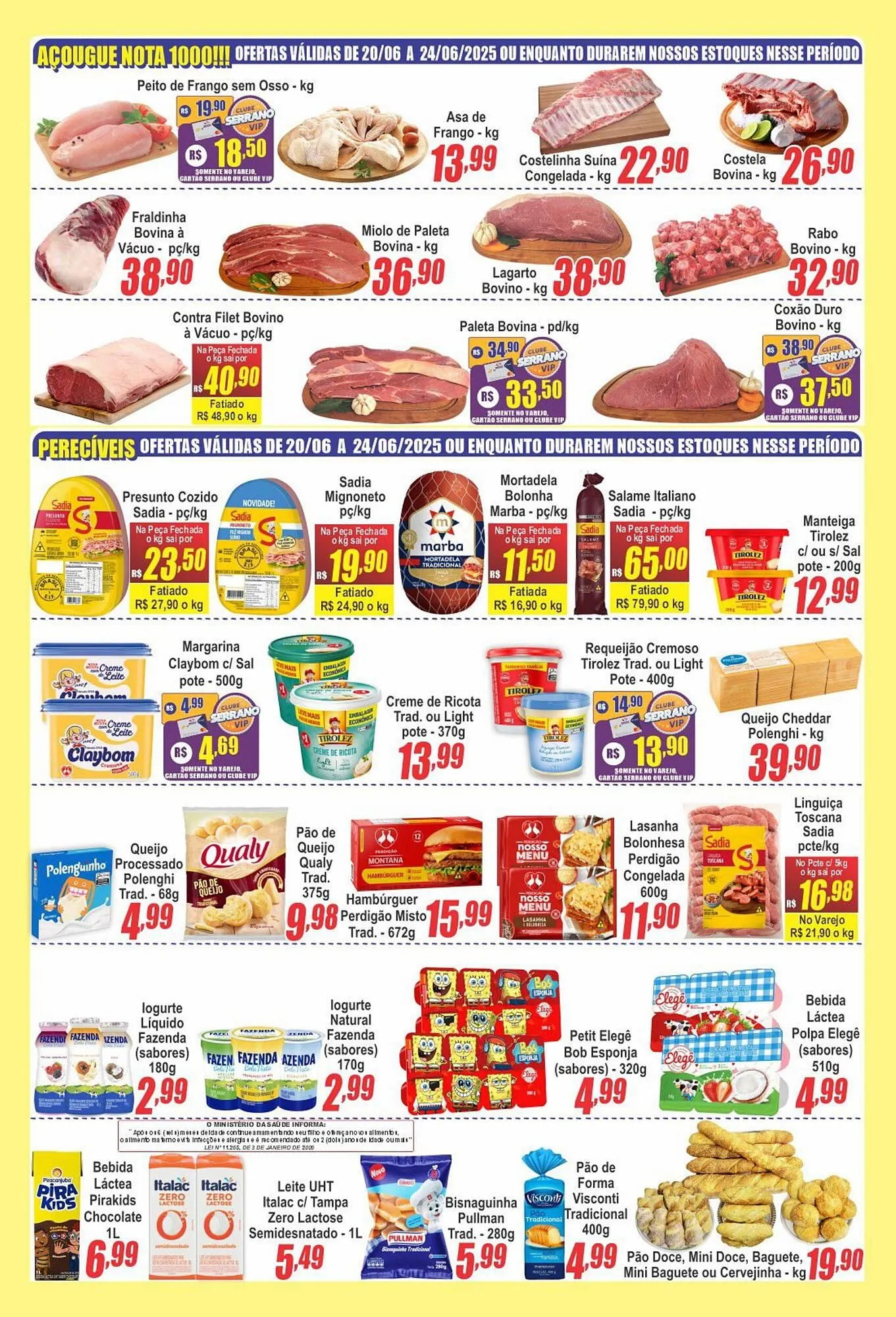Encarte de Catálogo Serrano Supermercado 20 de junho até 24 de junho 2025 - Pagina 2