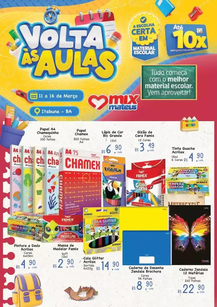 Encarte de Novas ofertas para descobrir 11 de março até 16 de março 2025 - Pagina 1