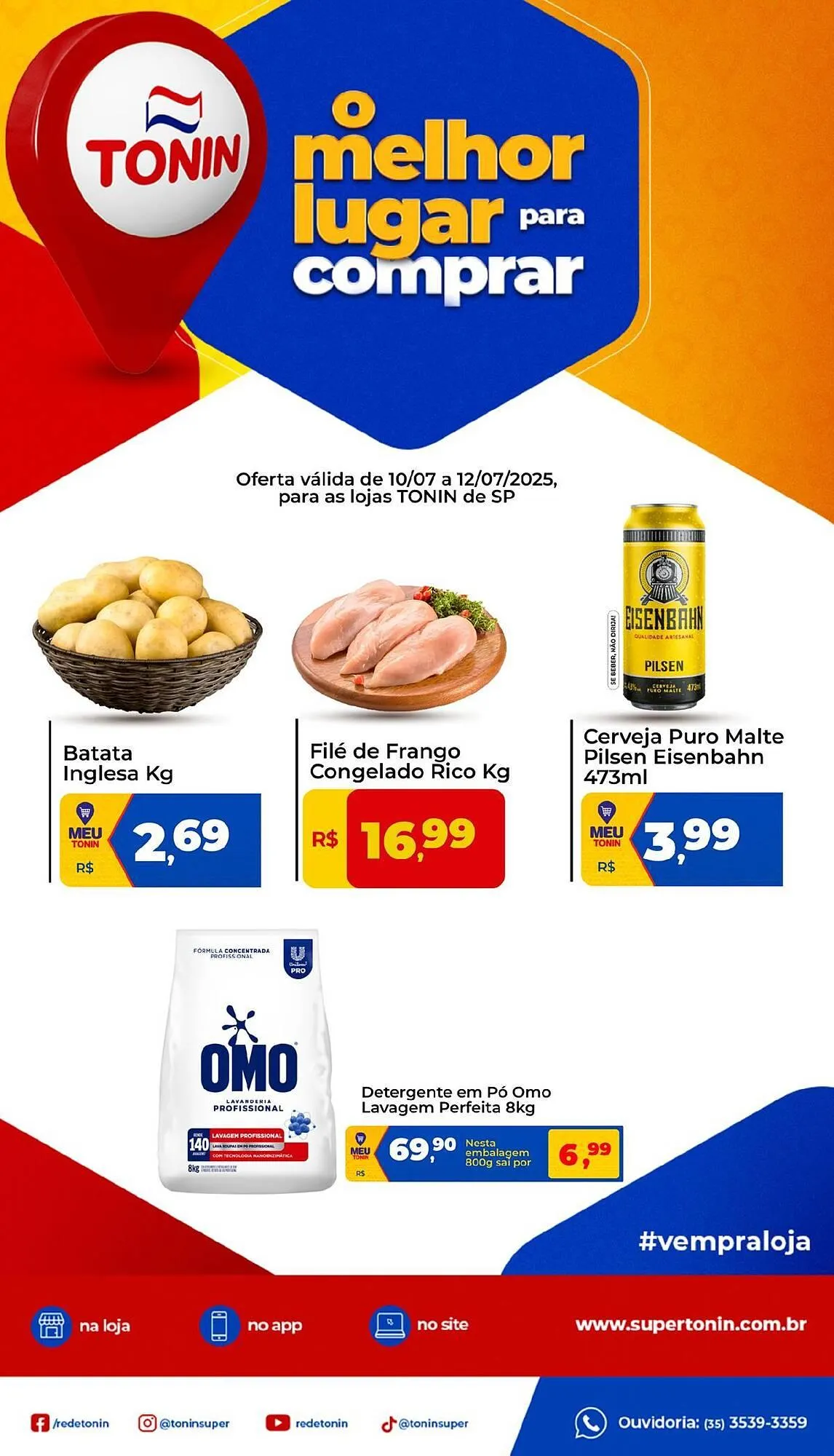 Encarte de Catálogo Tonin Superatacado 11 de julho até 12 de julho 2025 - Pagina 1