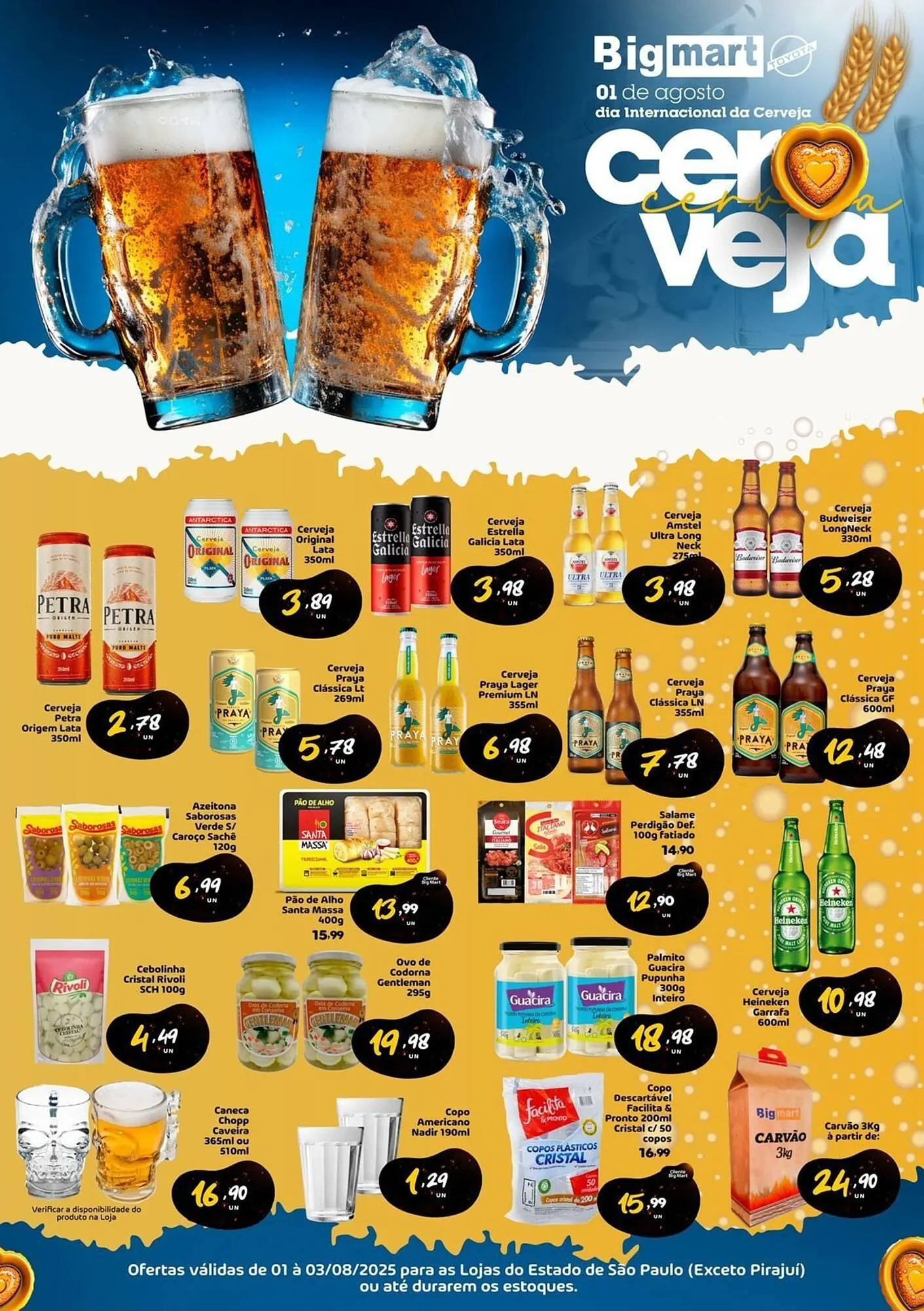 Encarte de Catálogo Bigmart 1 de agosto até 3 de agosto 2025 - Pagina 1