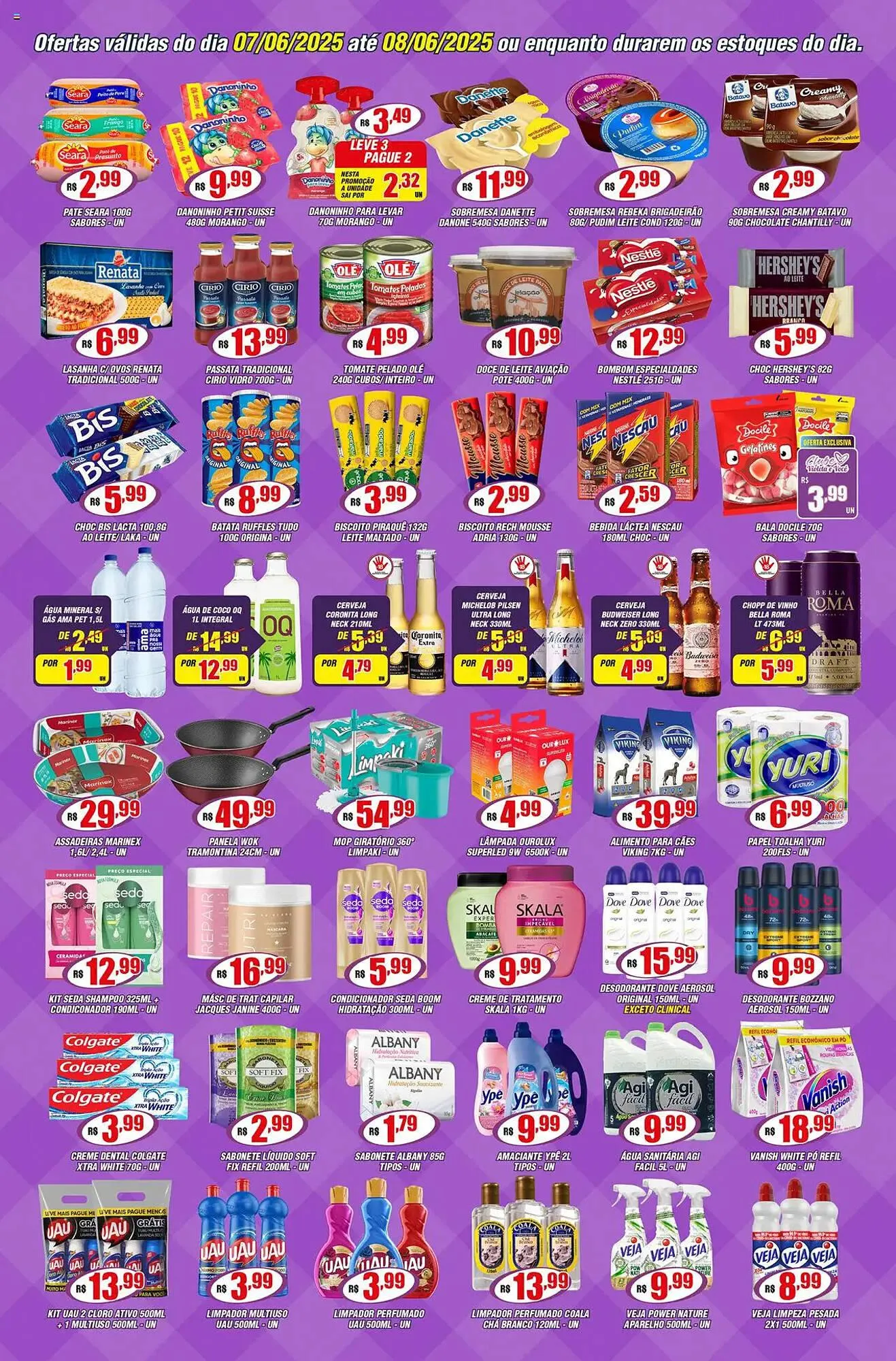 Encarte de Catálogo Violeta Supermercados 7 de junho até 9 de junho 2025 - Pagina 3