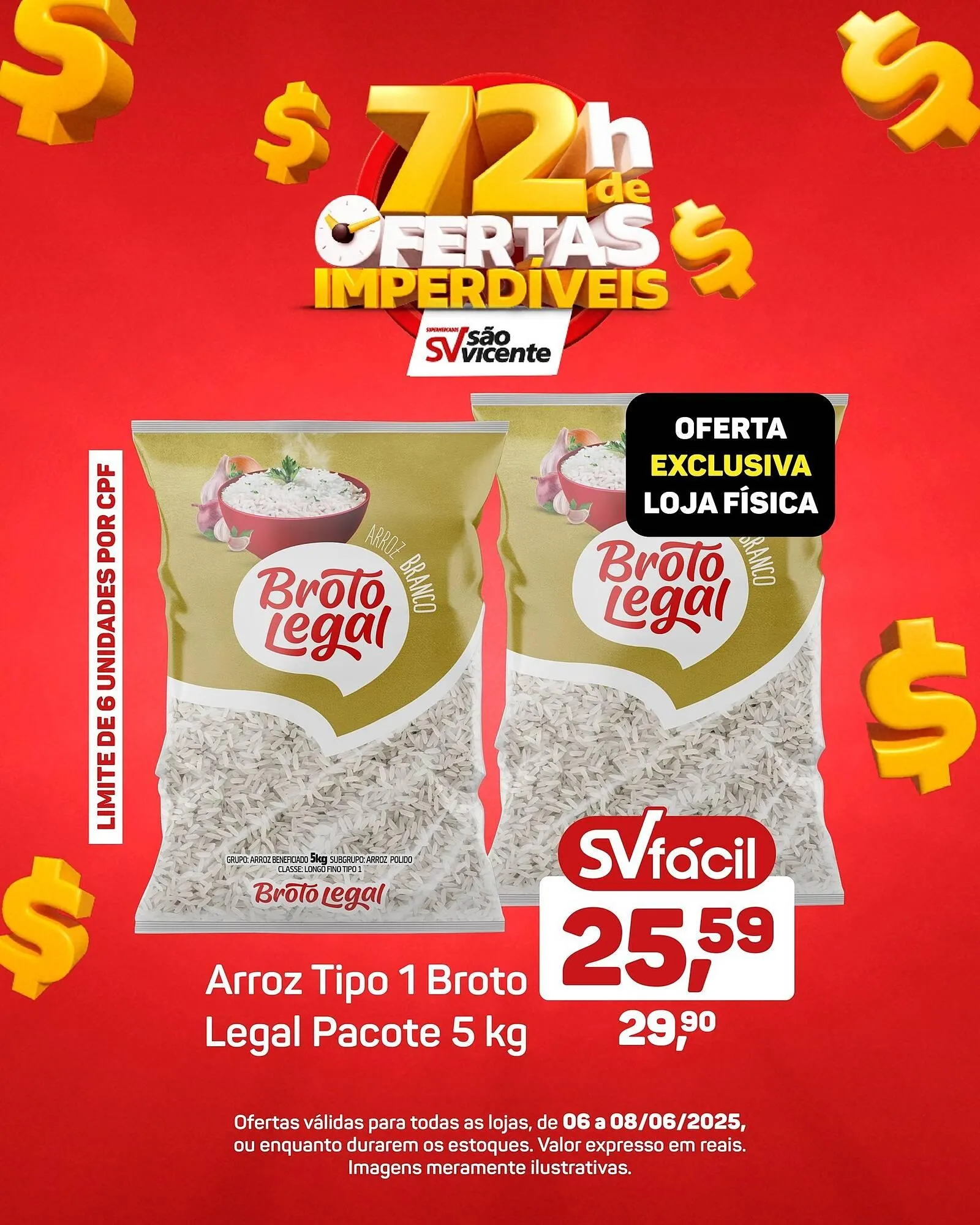 Encarte de Catálogo Supermercados São Vicente 6 de junho até 8 de junho 2025 - Pagina 3
